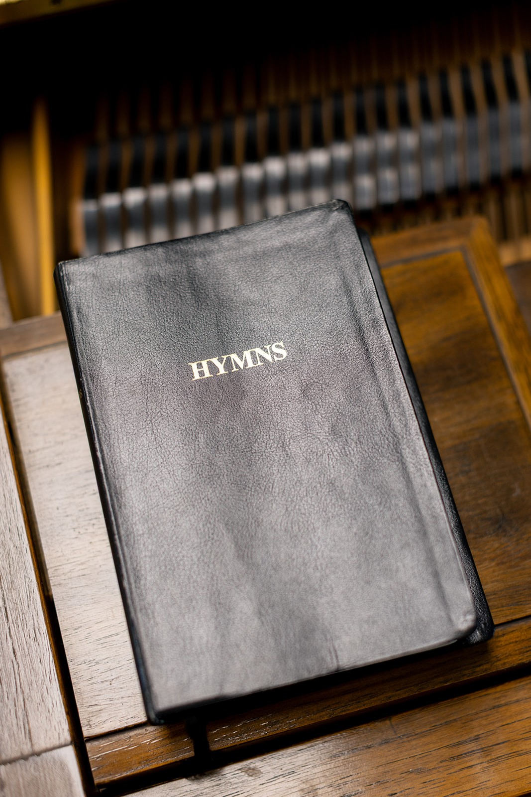 hymnal on a piano