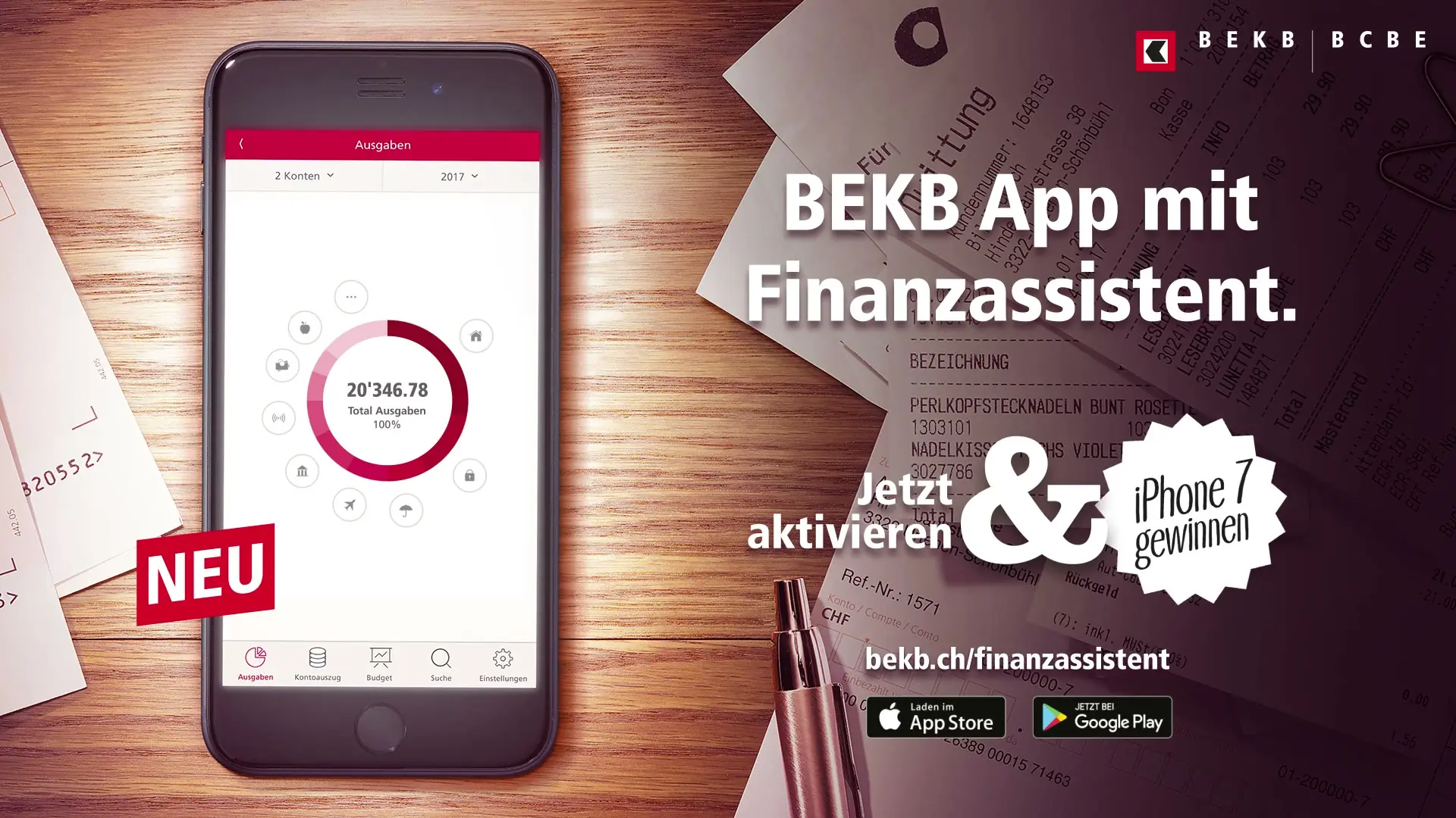 BEKB, «Bringt Licht in Ihre Finanzen» – Standbild aus dem Film (TV-Spot, Animation, Polyconsult, Bern, 2017)