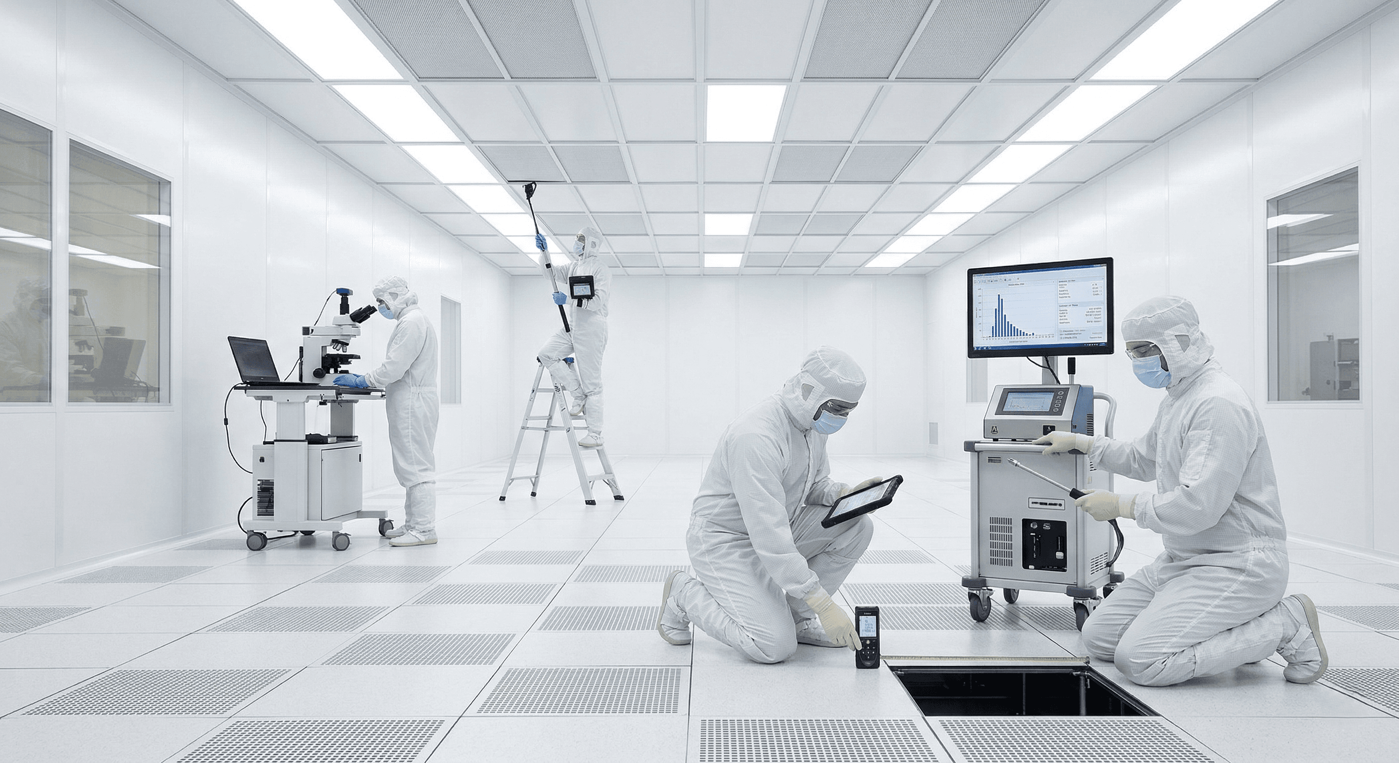 Contamination-Controlled Construction & Cleanroom Qualification