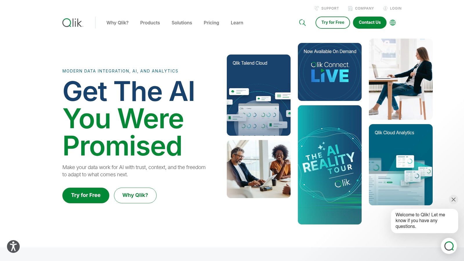 Qlik (Qlik Cloud Analytics)
