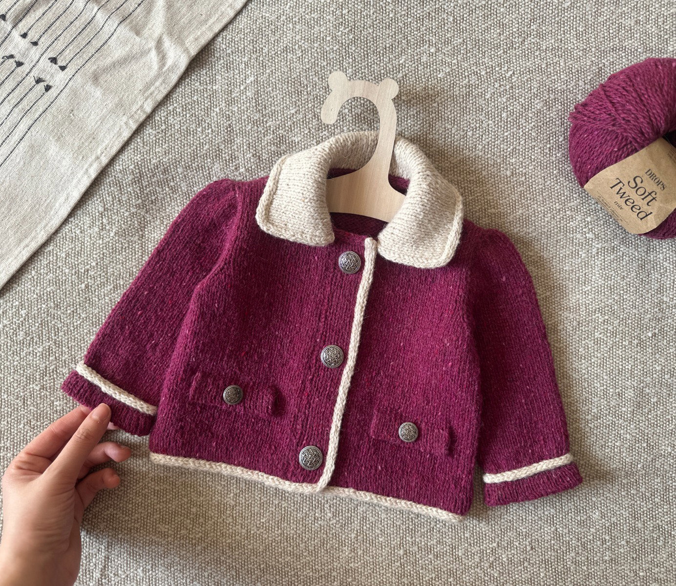 Charlotte Jacket Mini knitting pattern by Nash Knits