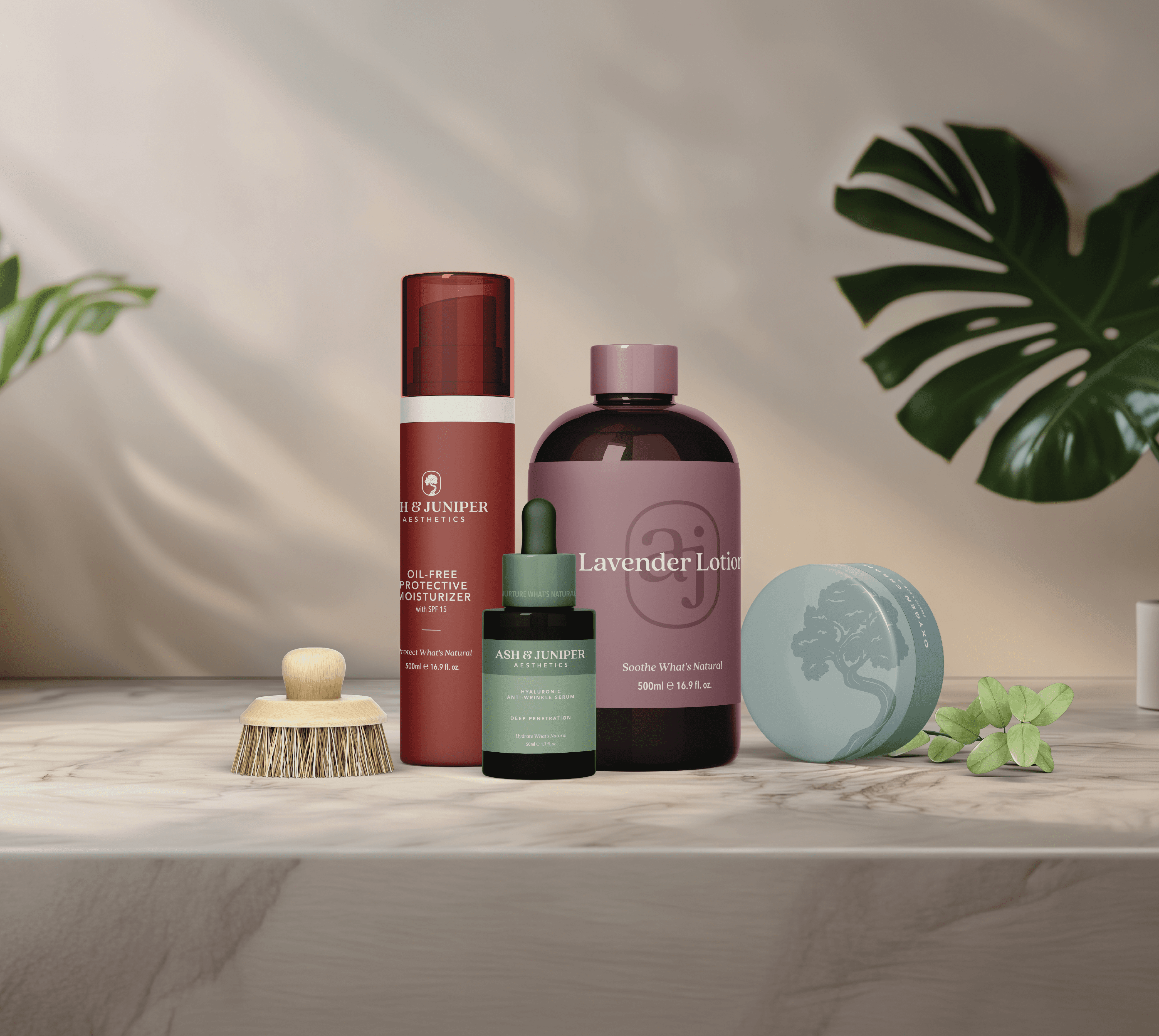 Ash & Juniper Product Mockups