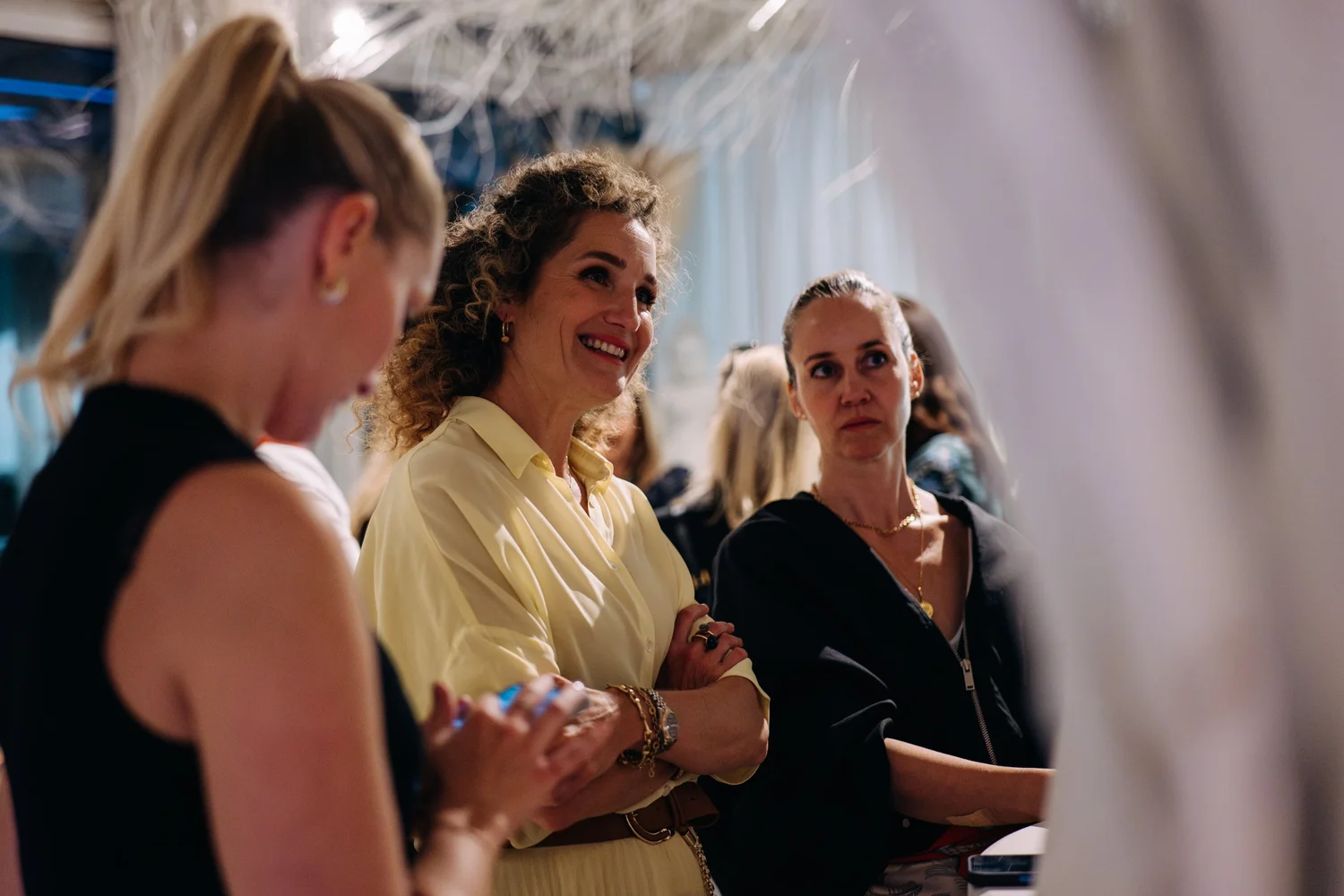 Synergiq identity designed to connect women's events and digital community content