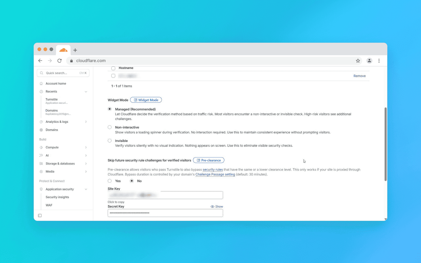 Cloudflare Turnstile