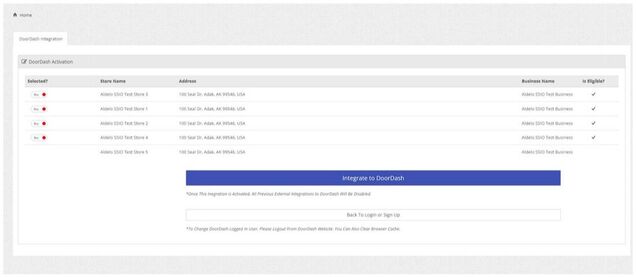 Aldelo Express Cloud & DoorDash