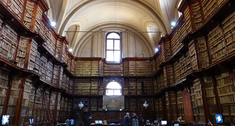 vintage library