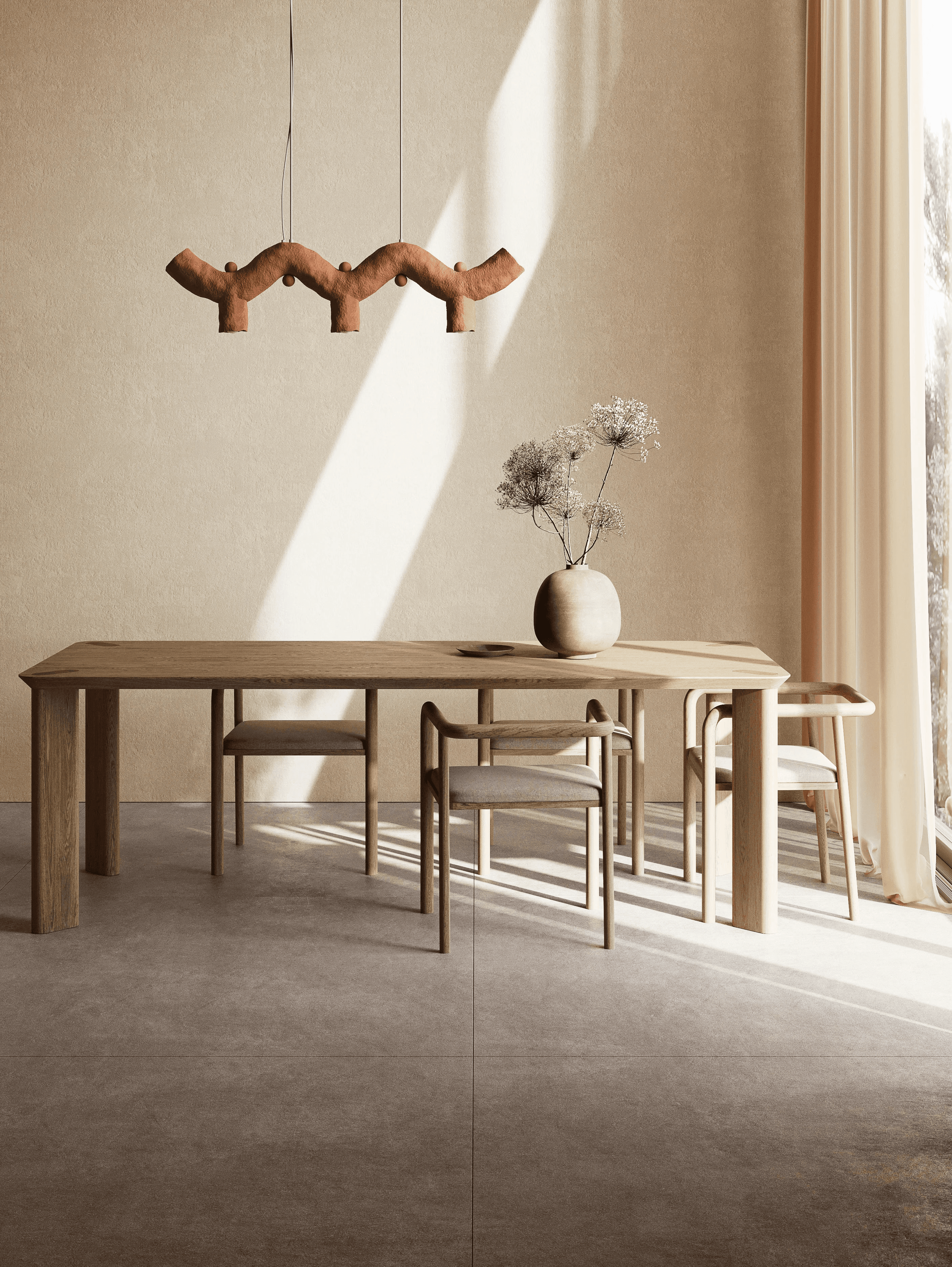 An scene of a lounge chair