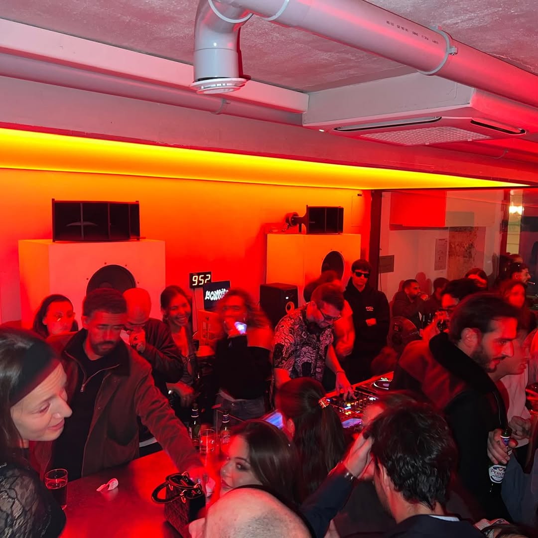 DJ playing at MishMish in Paris.