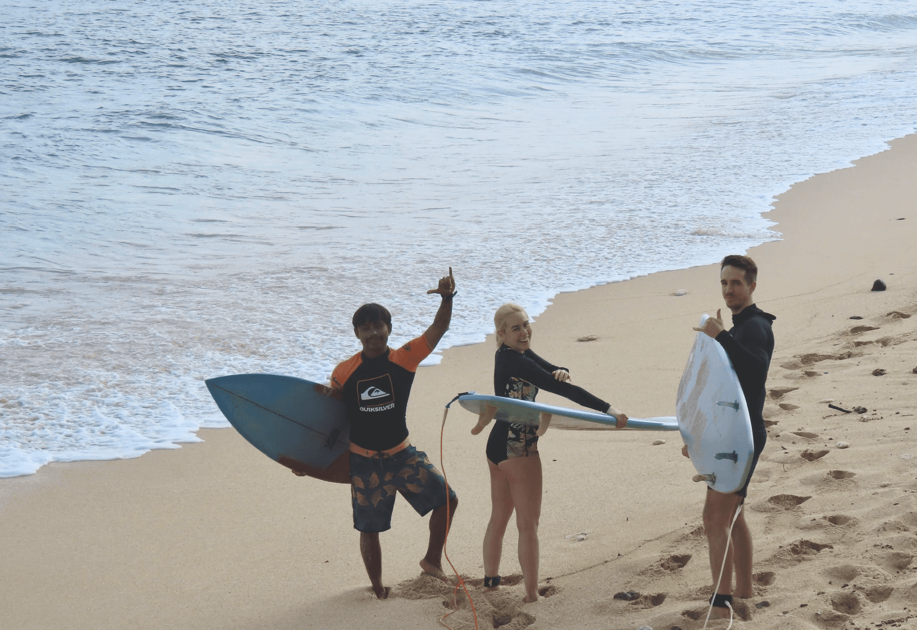 A man doing surf stunt