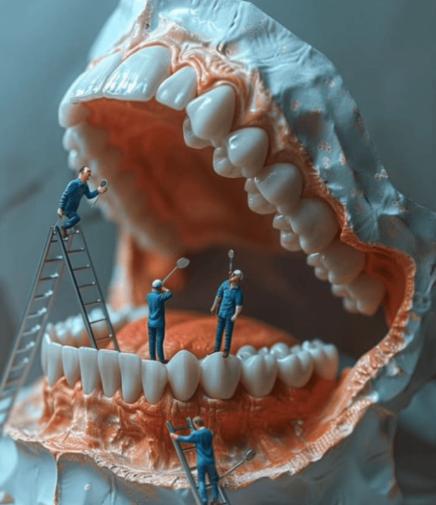 AI generated dental art