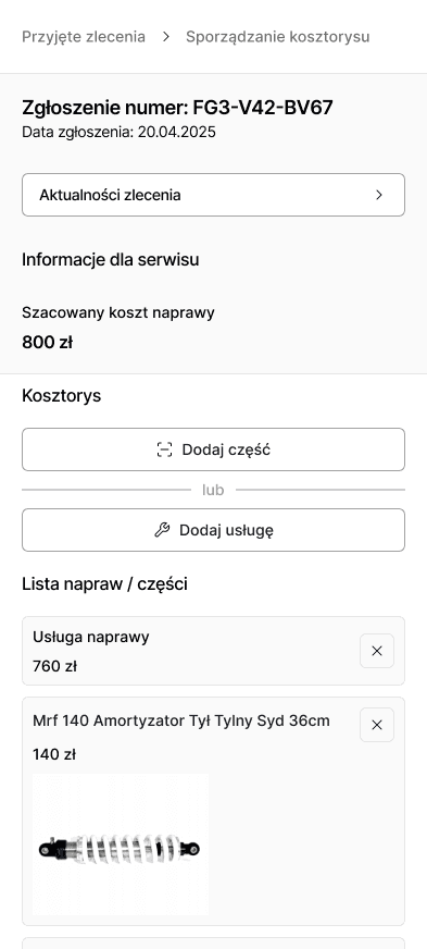 Kosztorys pozycja po pozycji