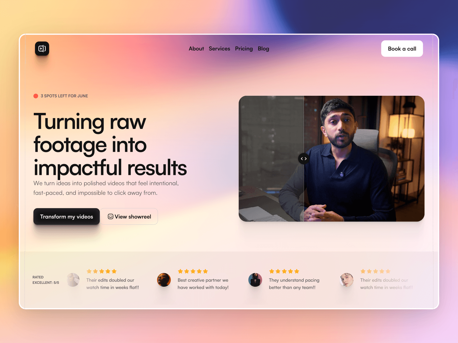 Editr Framer Template