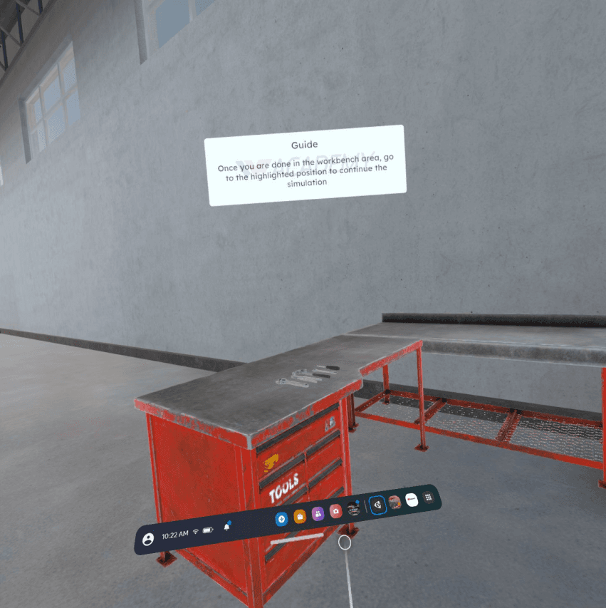 Virtual Reality Industrial Training