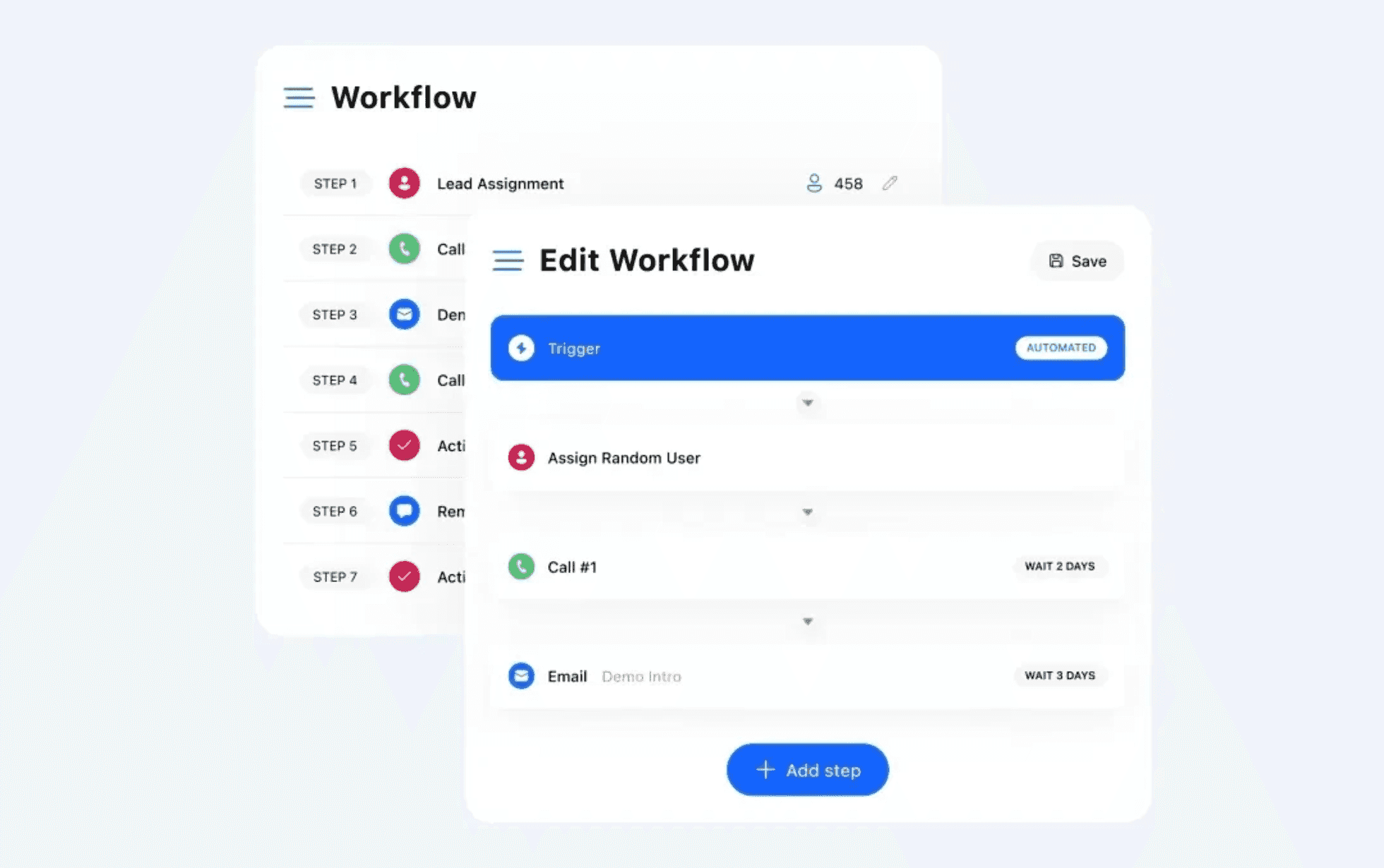 workflow in Close