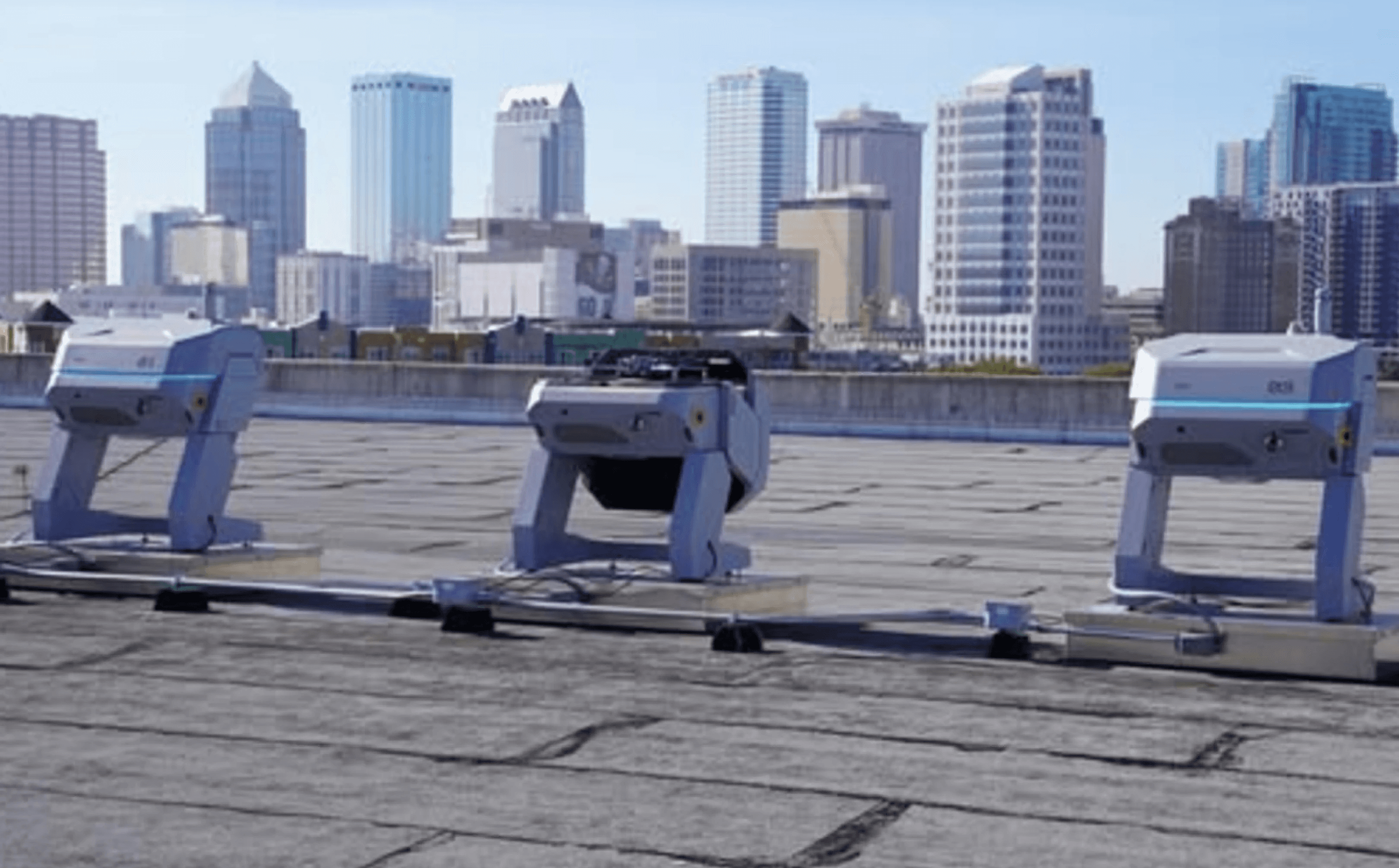 rendering of ai robots being implemented into tampa police force