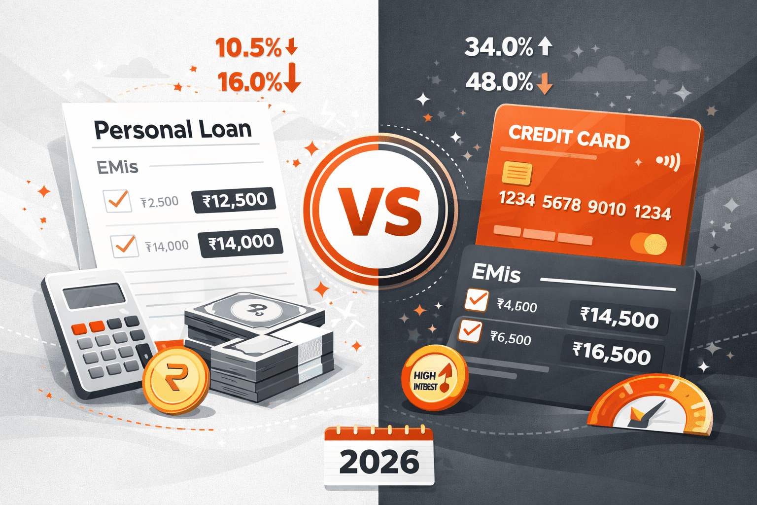Personal Loan vs Credit Card: What’s Cheaper in 2026?