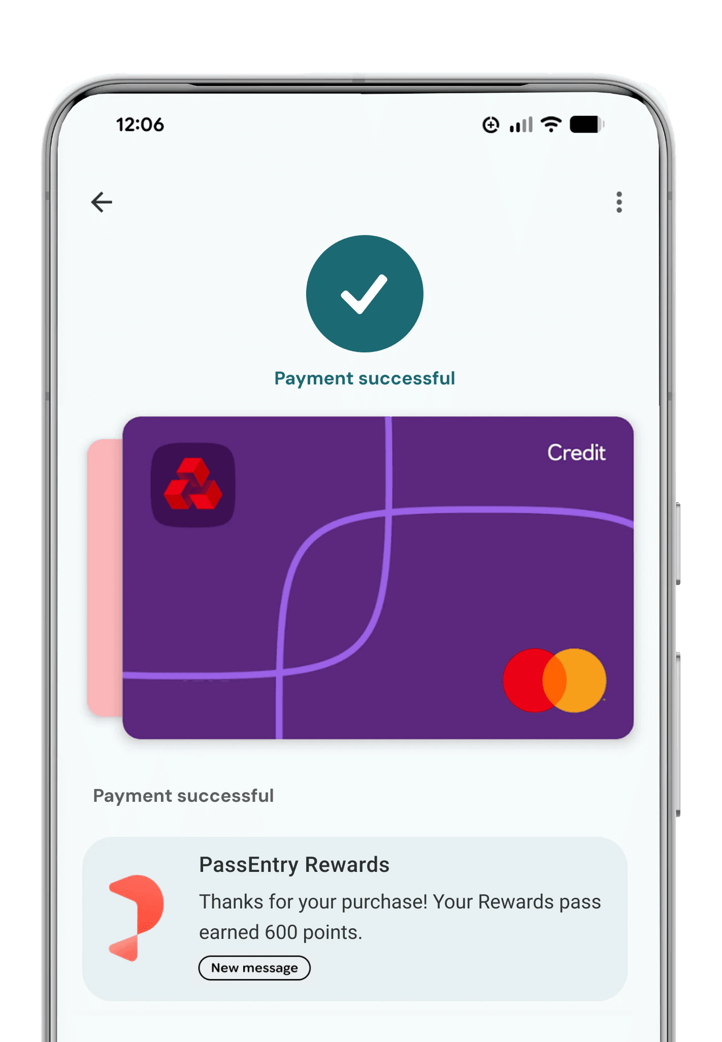 Apple Wallet payment with instant loyalty points applied after one tap