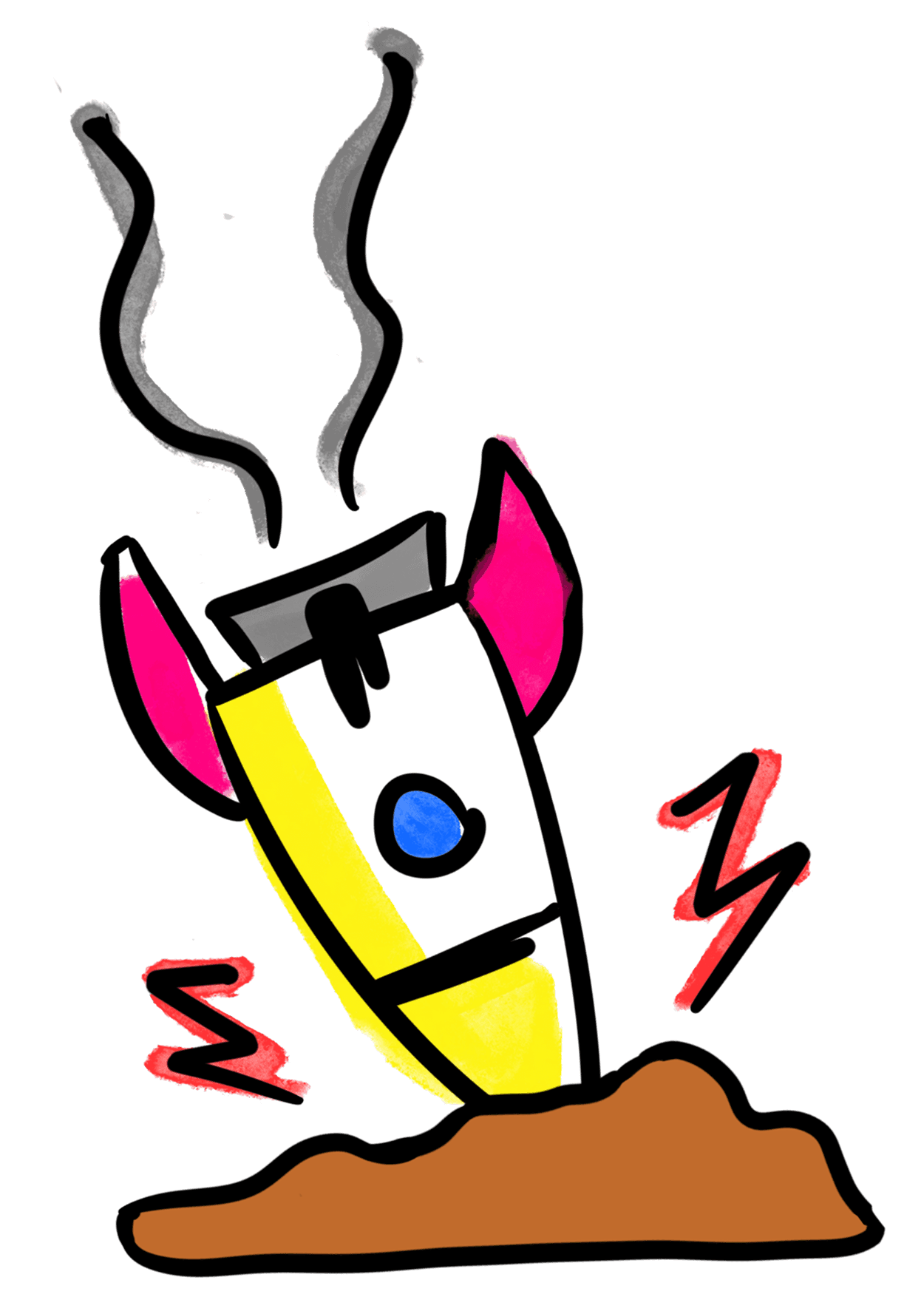 Hand drawing icon of barrier