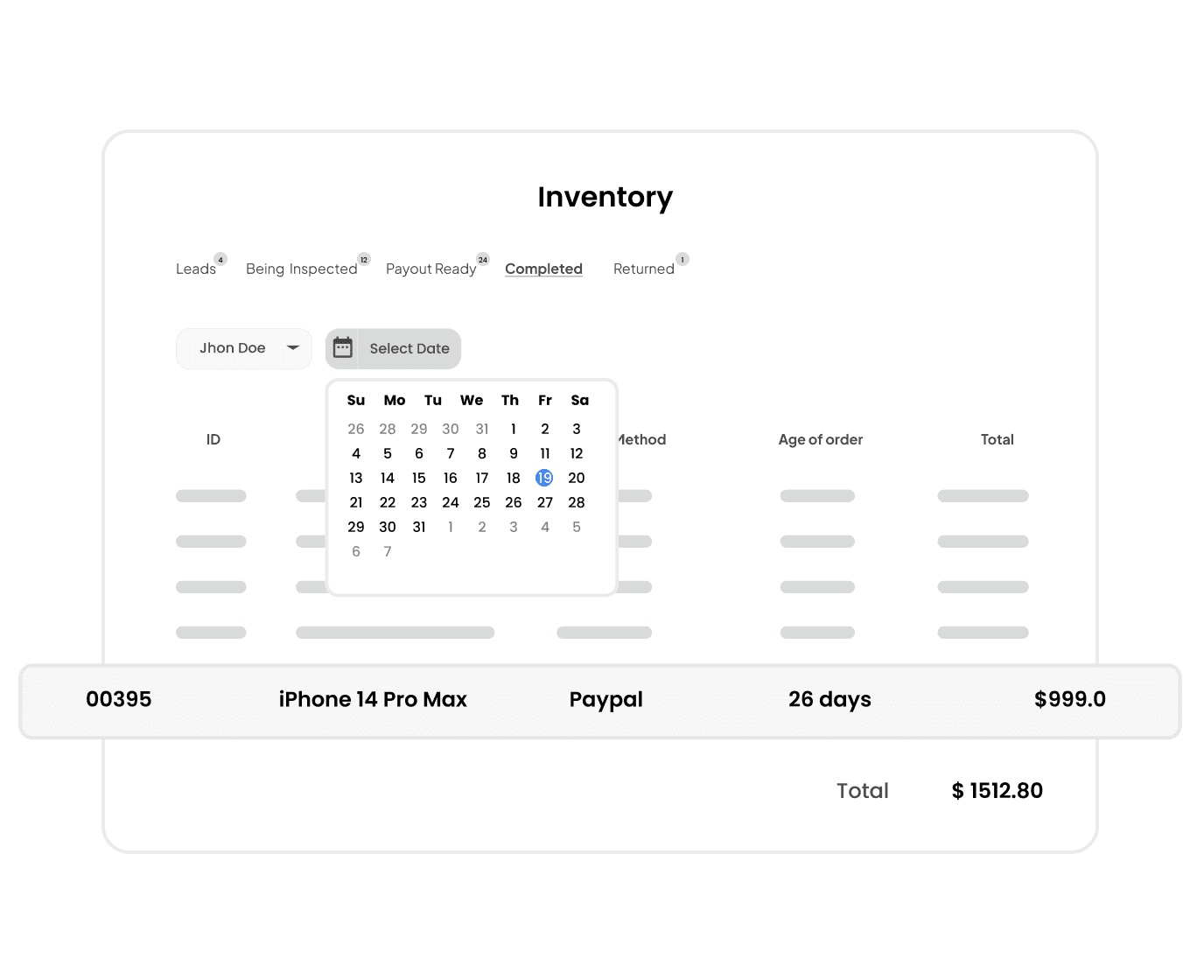 Buyback Widget How it Works - Step Four Track And Manage