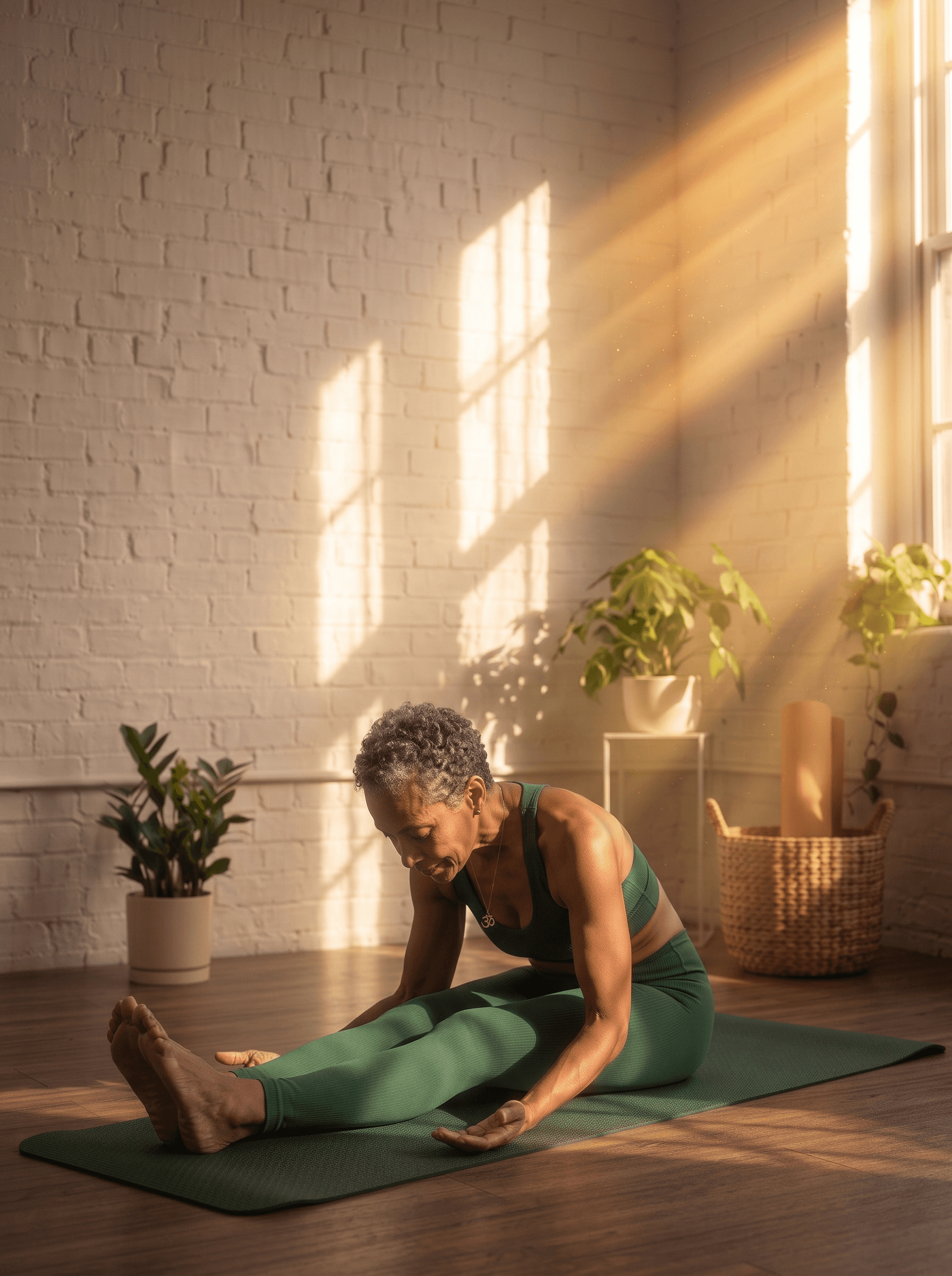 Yin yoga pose