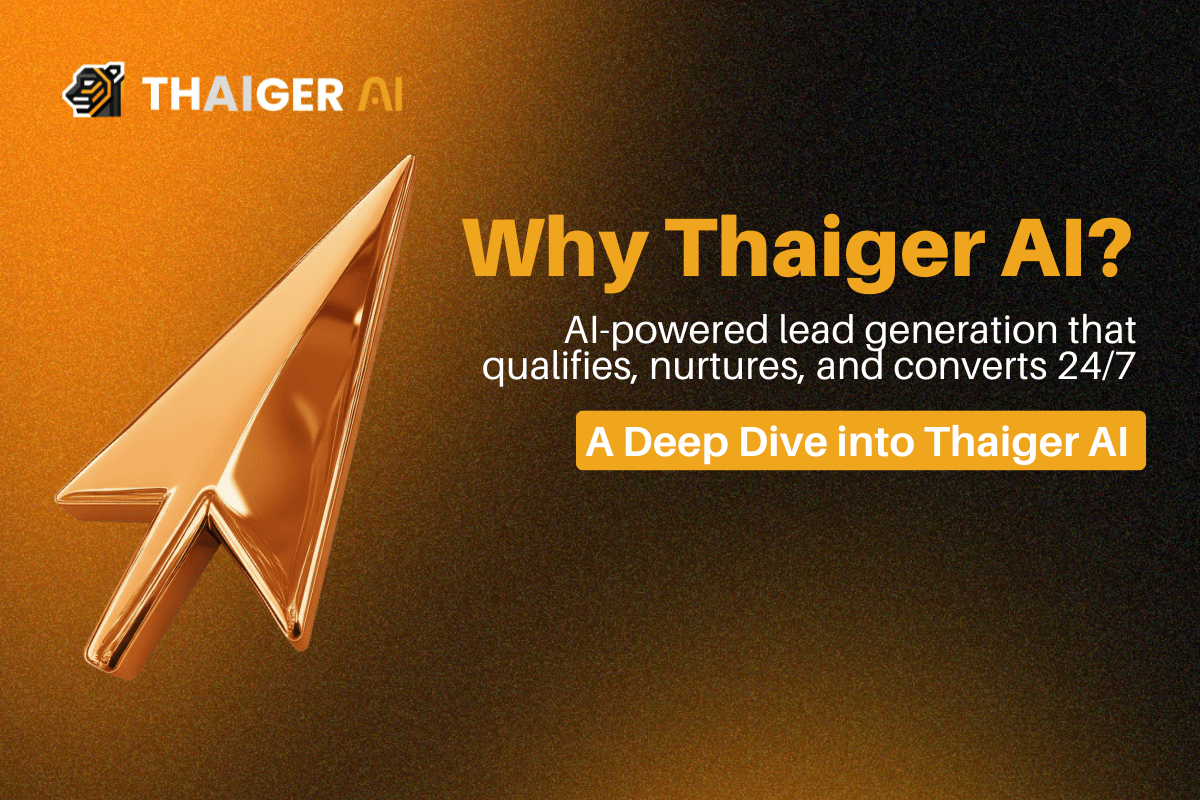 Thaiger AI – 24/7 AI-powered lead generation & conversion platform that qualifies, nurtures and books meetings automatically