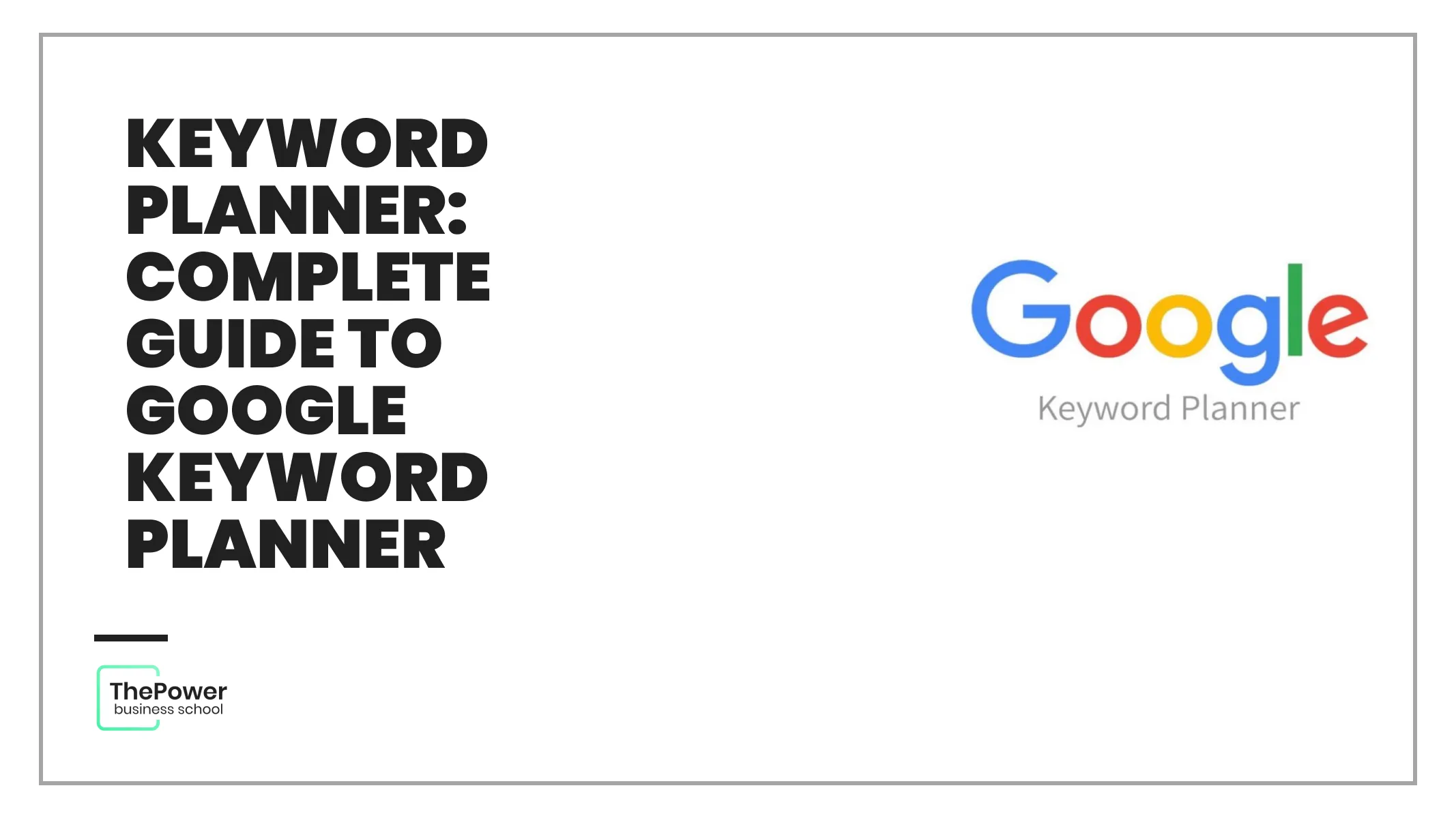 Optimize Your Strategy with Keyword Planner: SEO Insights Unveiled