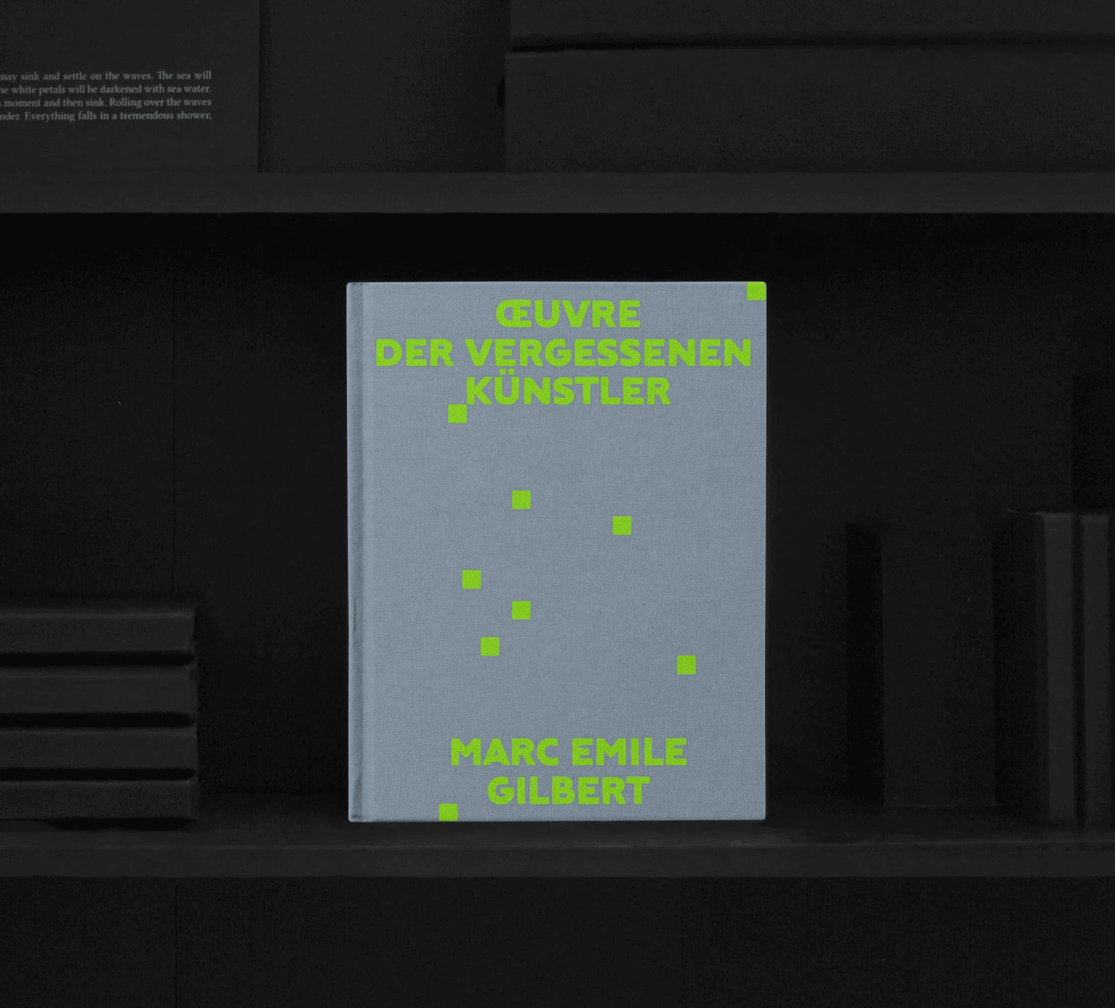 Book Design "Œuvre der vergessenen Künstler""