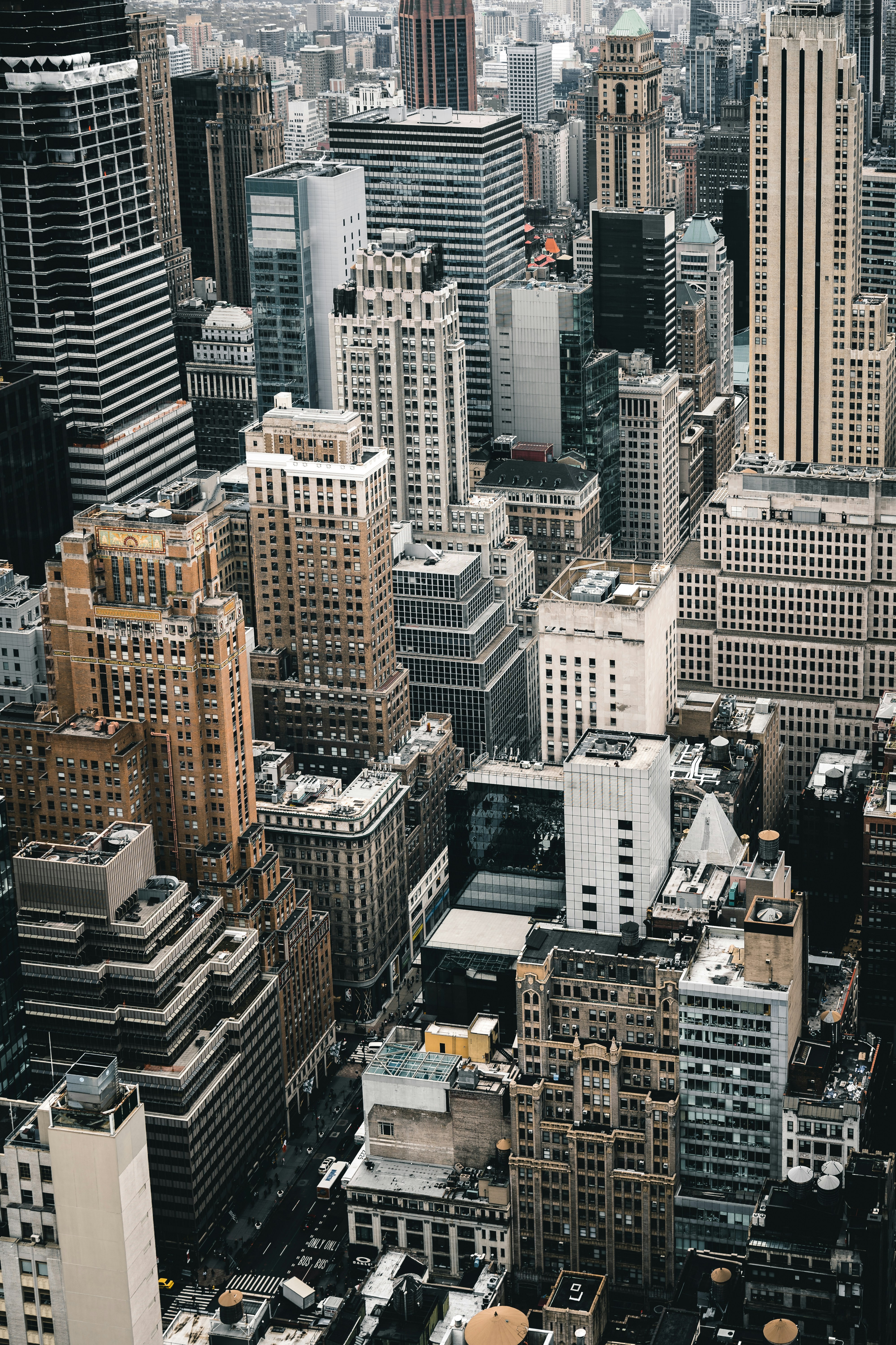aerial photo of high rise buildings