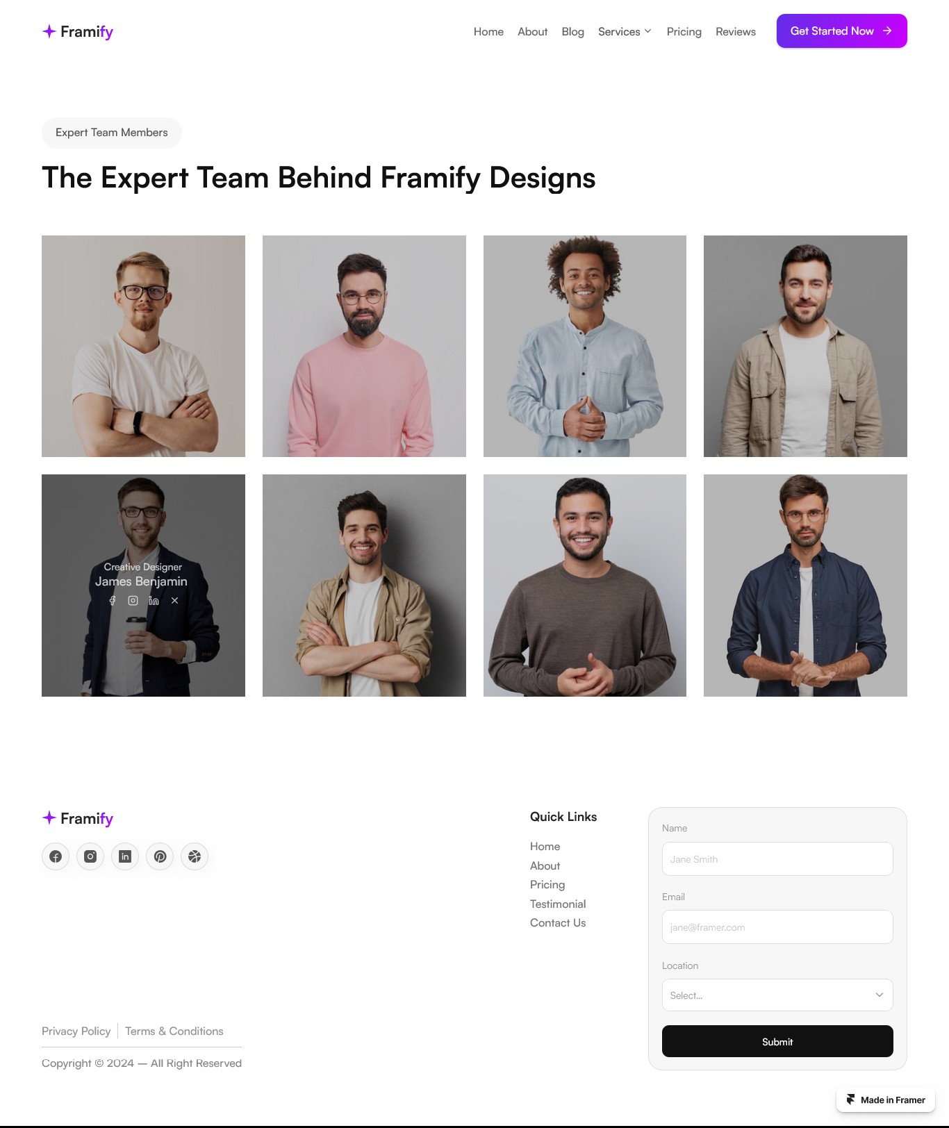 Framer Team Page v6