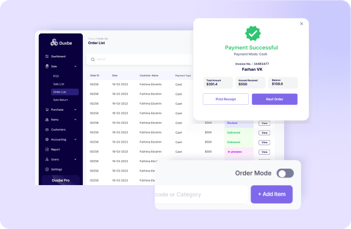 Sales and Order Management