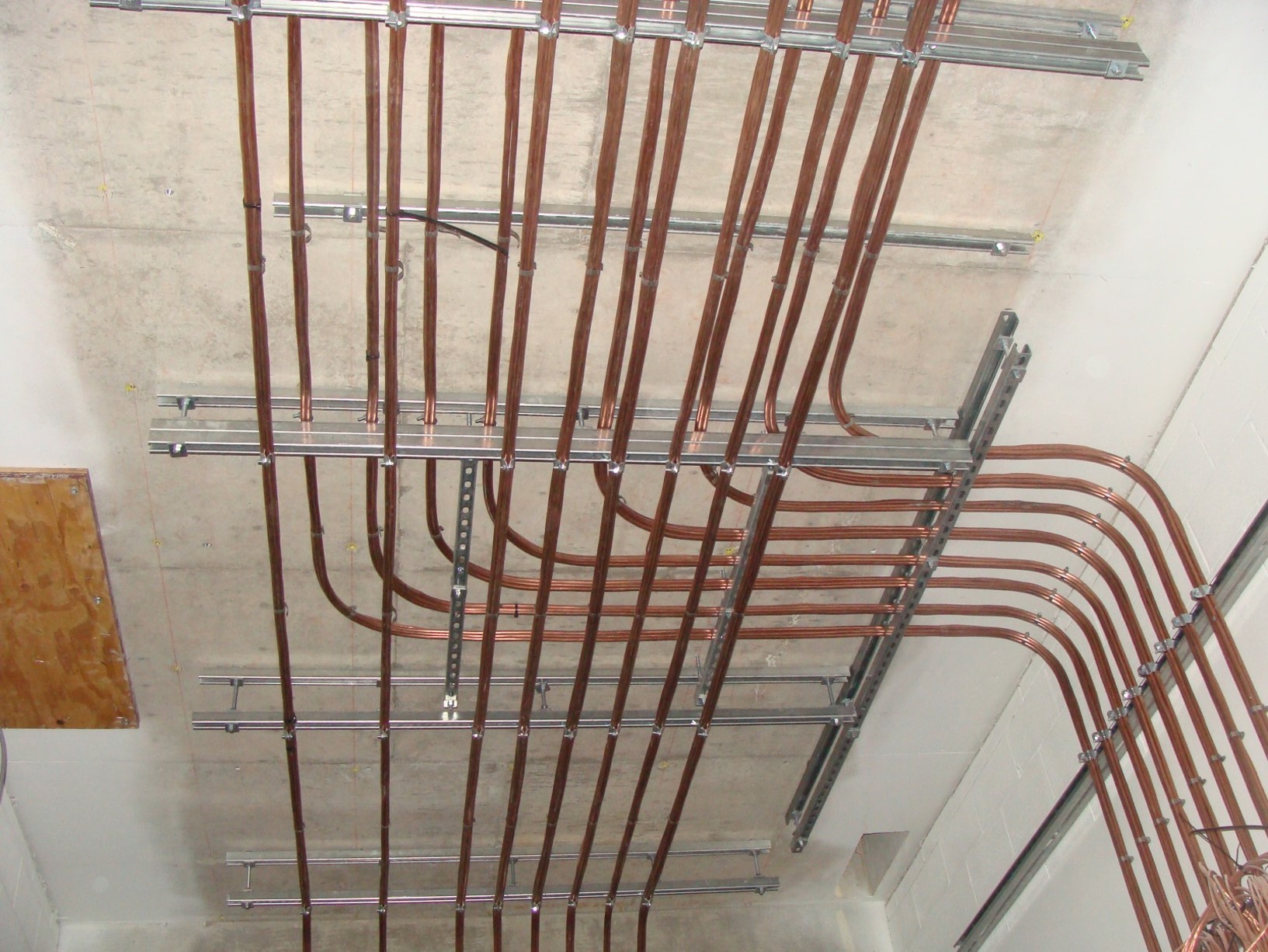 Pyrotenax mineral insulated cable installation Canada industrial wiring fire-rated cable routing