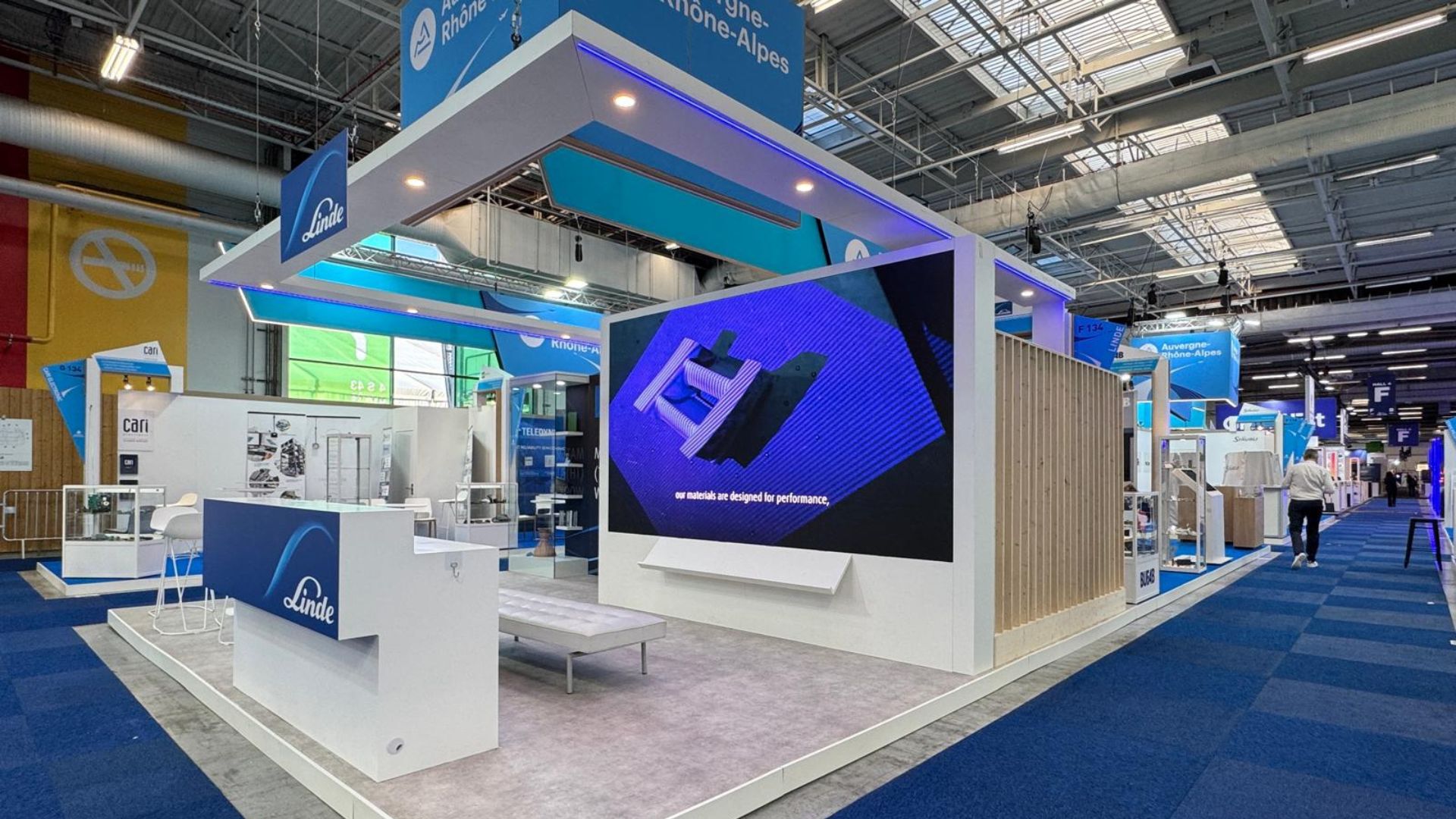 Stand Linde SIAE par Expace