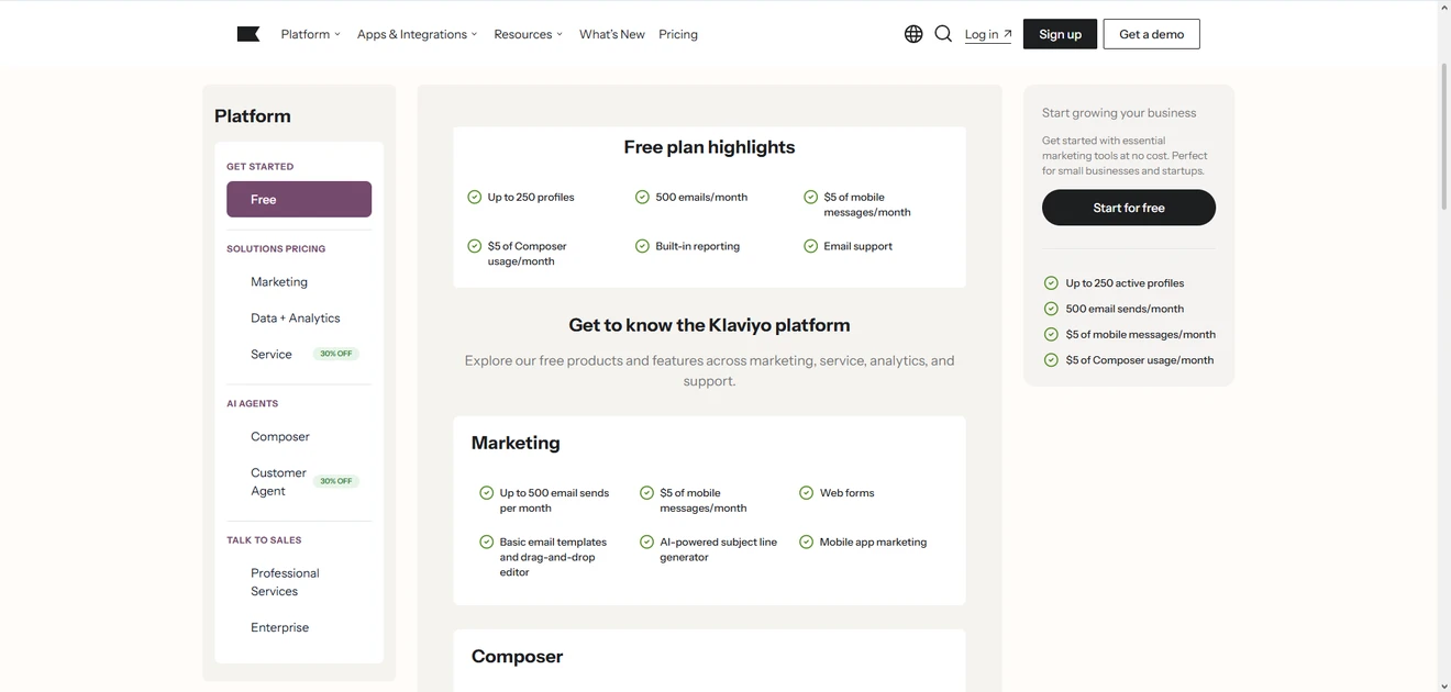 klaviyo-pricing