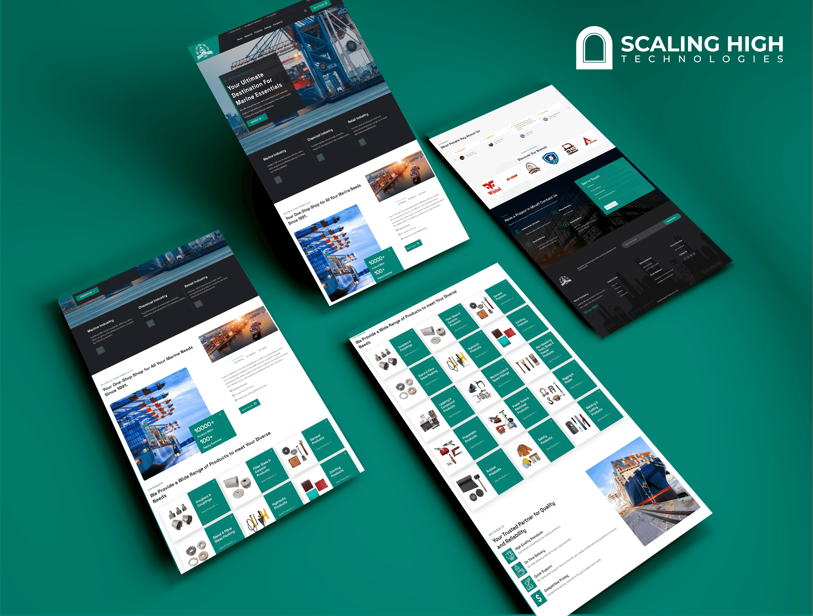 Web Design Showcase Scaling High