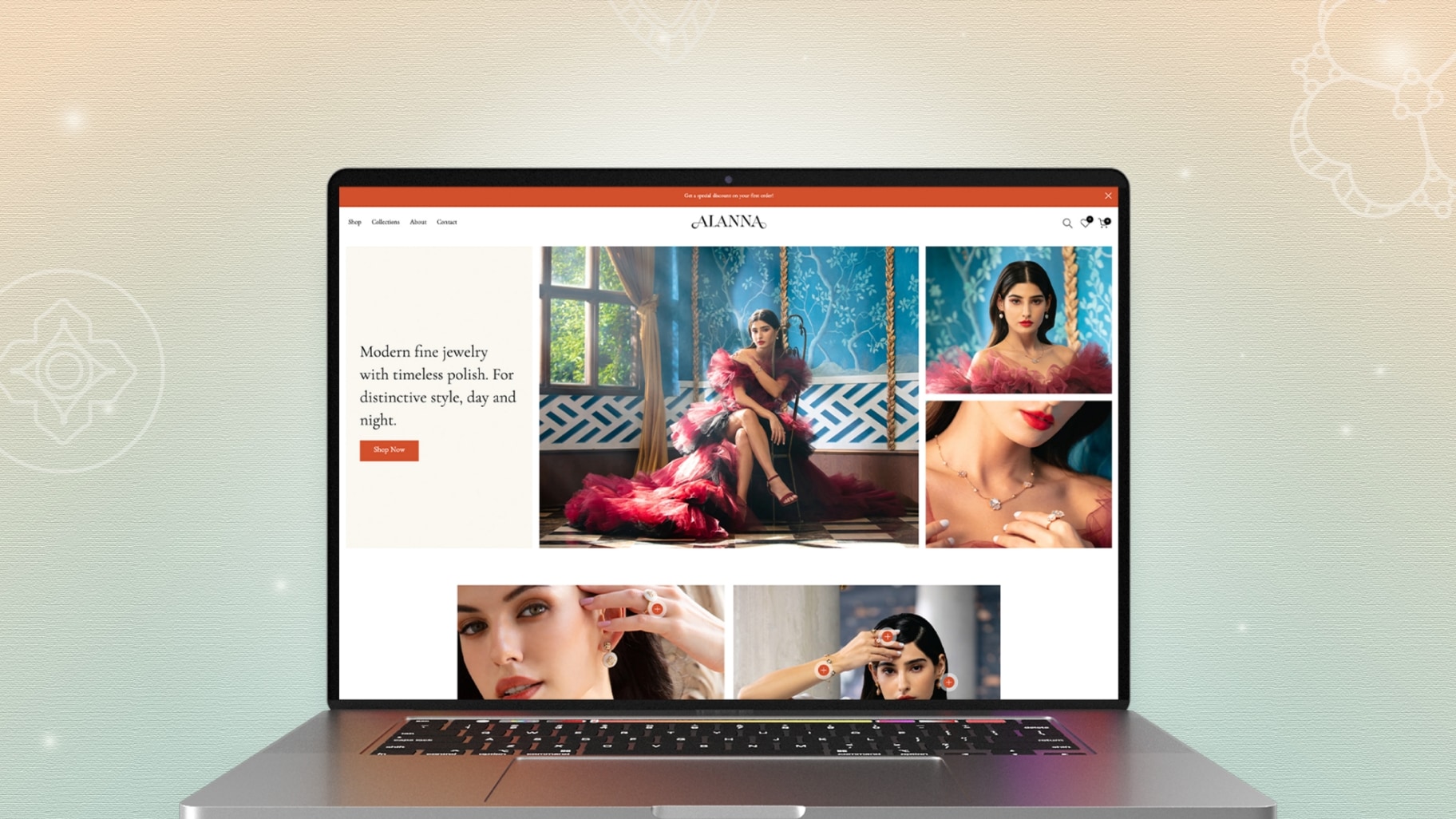 Alanna Jewelry Case Study - Website