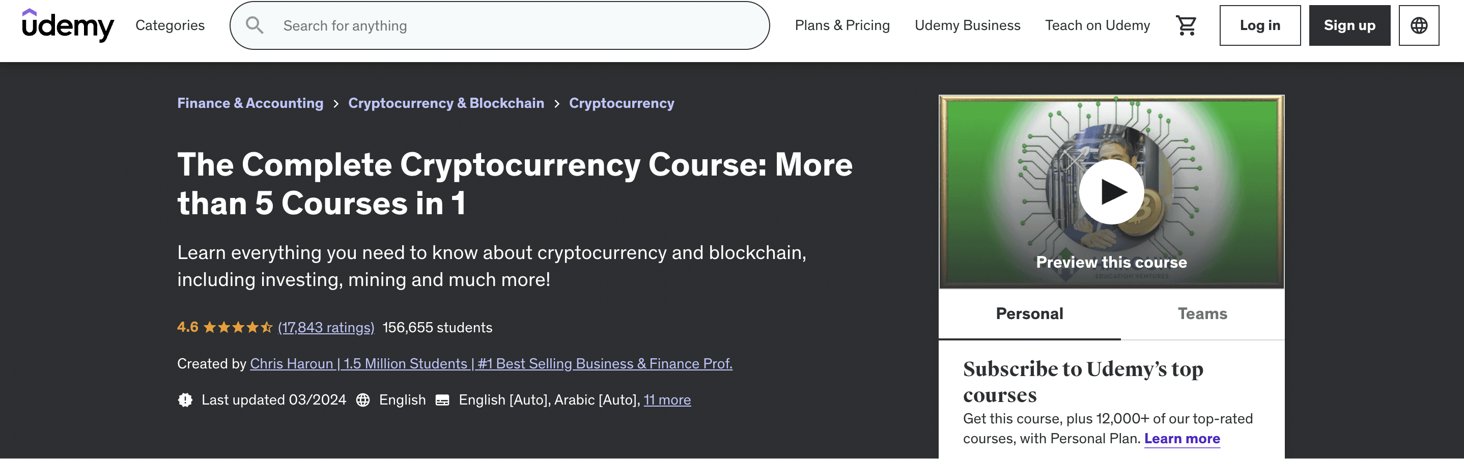 Udemy - Best Crypto Courses 