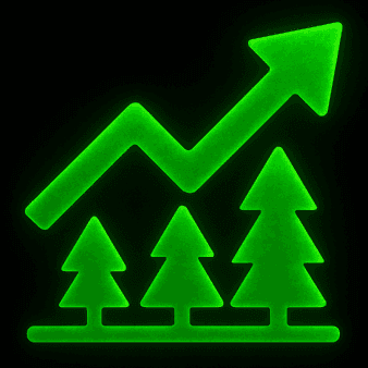 Abstract blue shapes create an interesting pattern.