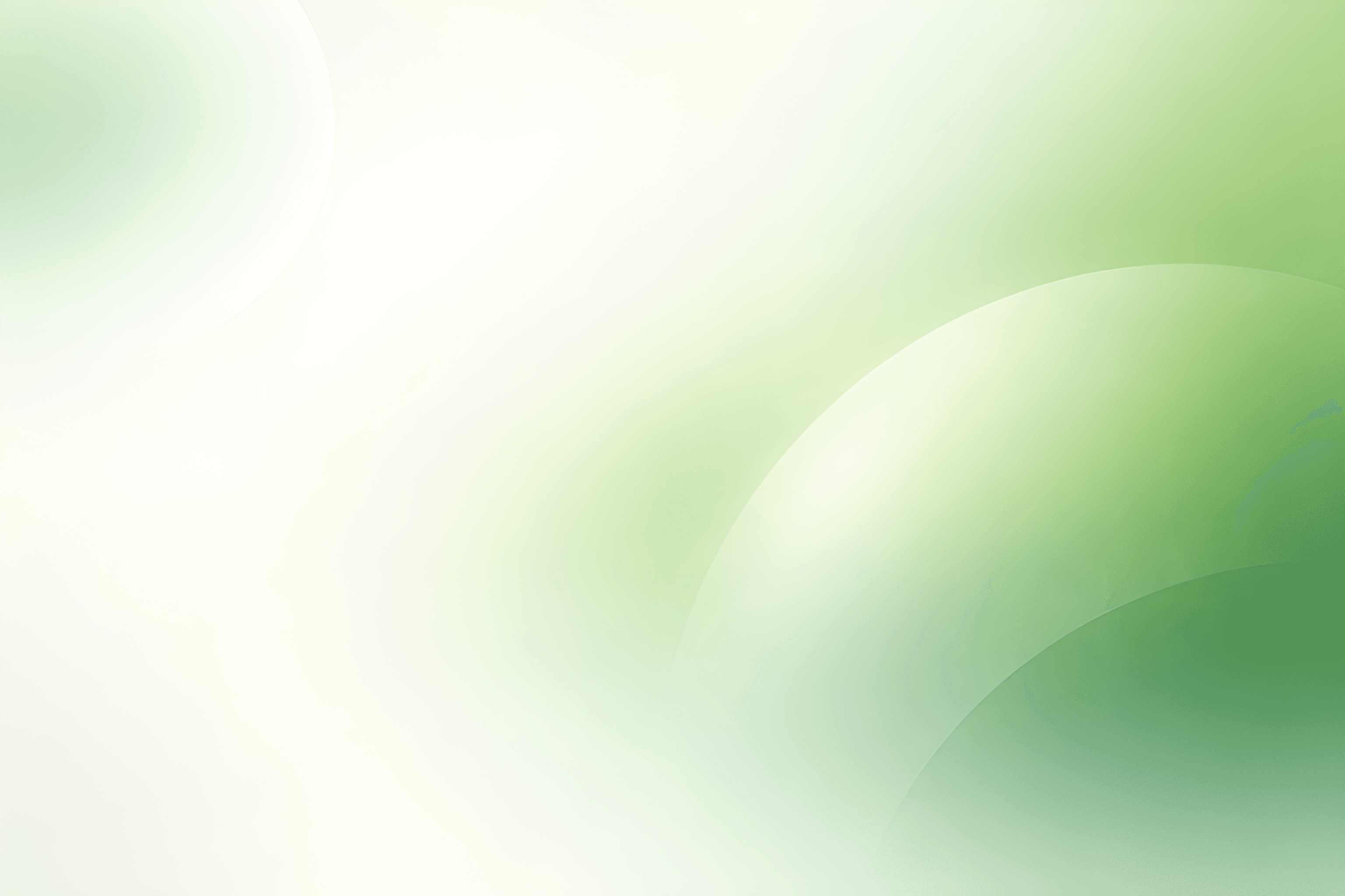 Soft green gradient abstract background