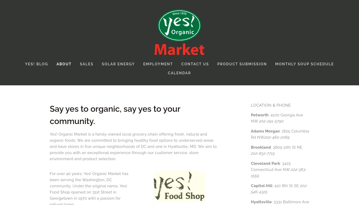 Yes Organic Market