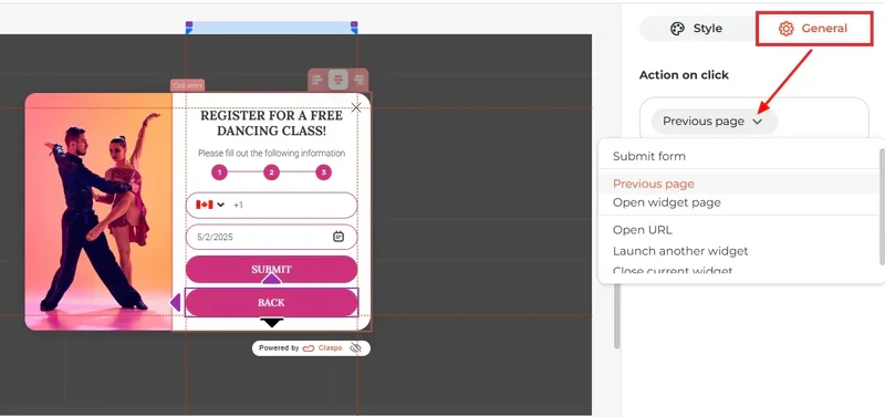 Back-button-settings