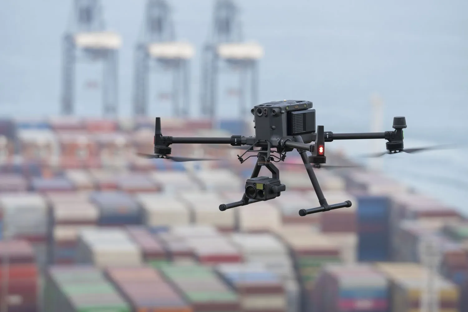 Image of DJI M300 conducting Inspection