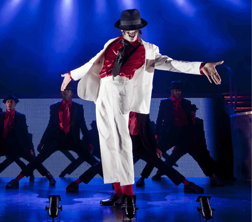 Book tickets to relive the King of Pop Michael Jackson at "MJ The Musical" in London's vibrant West End at the Prince Edward Theatre.