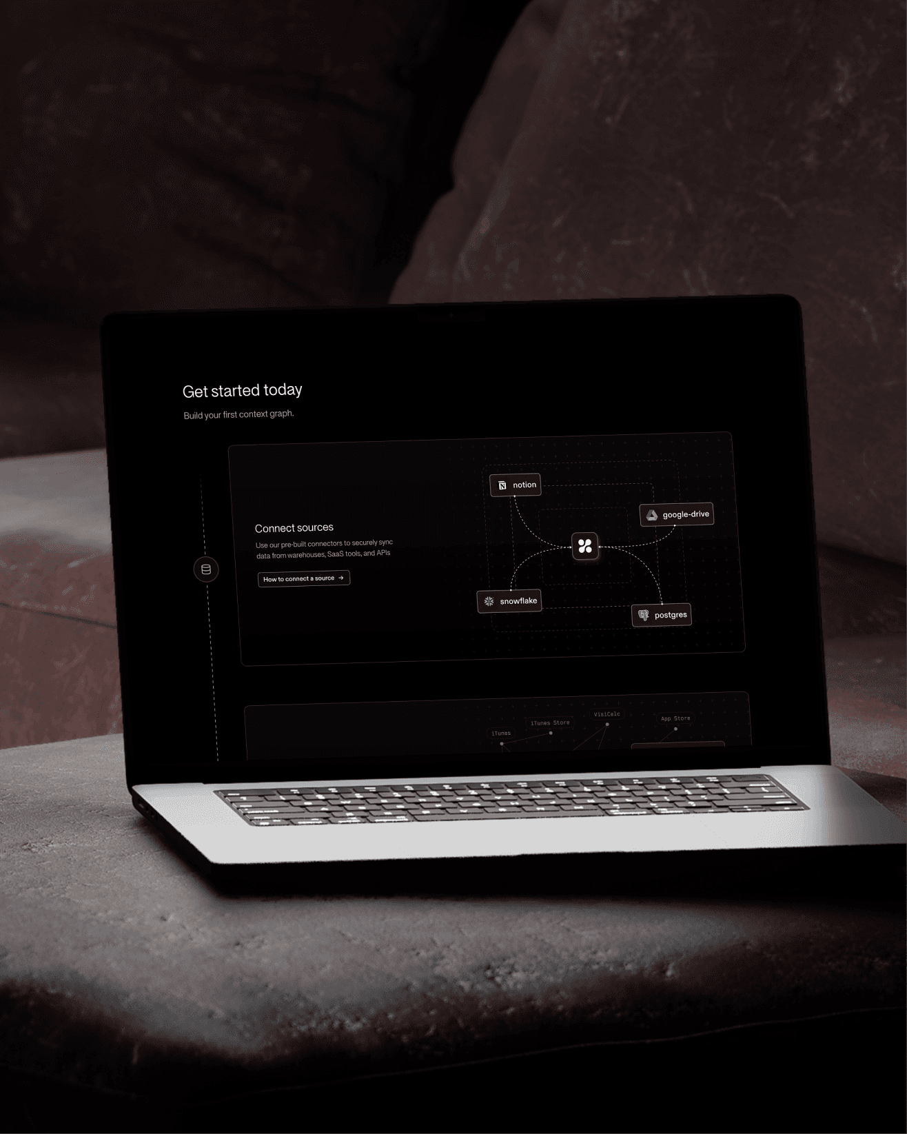 Laptop mockup displaying Galaxy website platform page — Galaxy case study by Boldway Studio