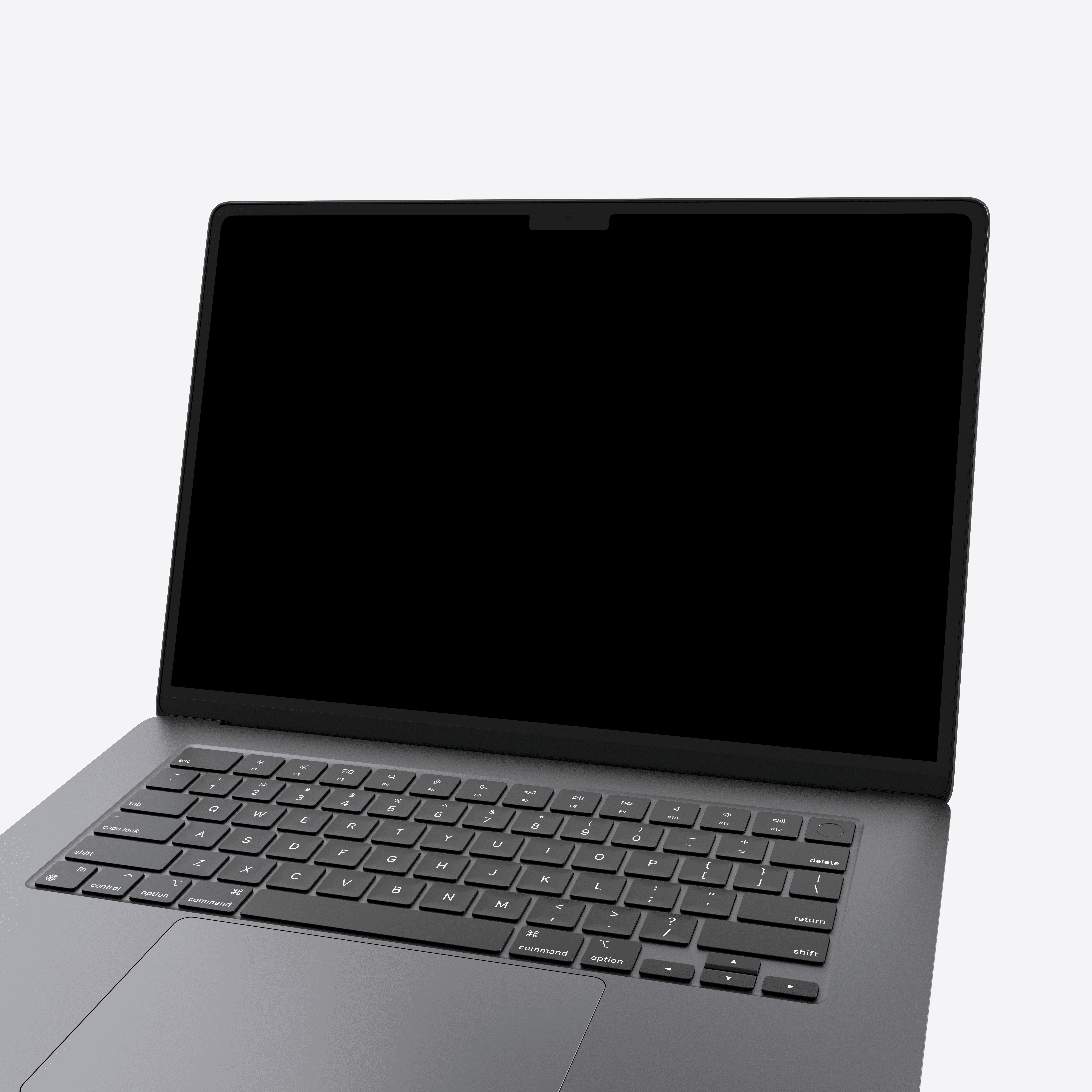 A sleek, high-resolution MacBook mockup built for showcasing digital designs, websites, and app interfaces. Captured in a neutral, minimal environment with soft reflections and subtle depth, it highlights clean compositions without distraction. Ideal for portfolios, UI design presentations, and product showcases that require a premium digital feel.