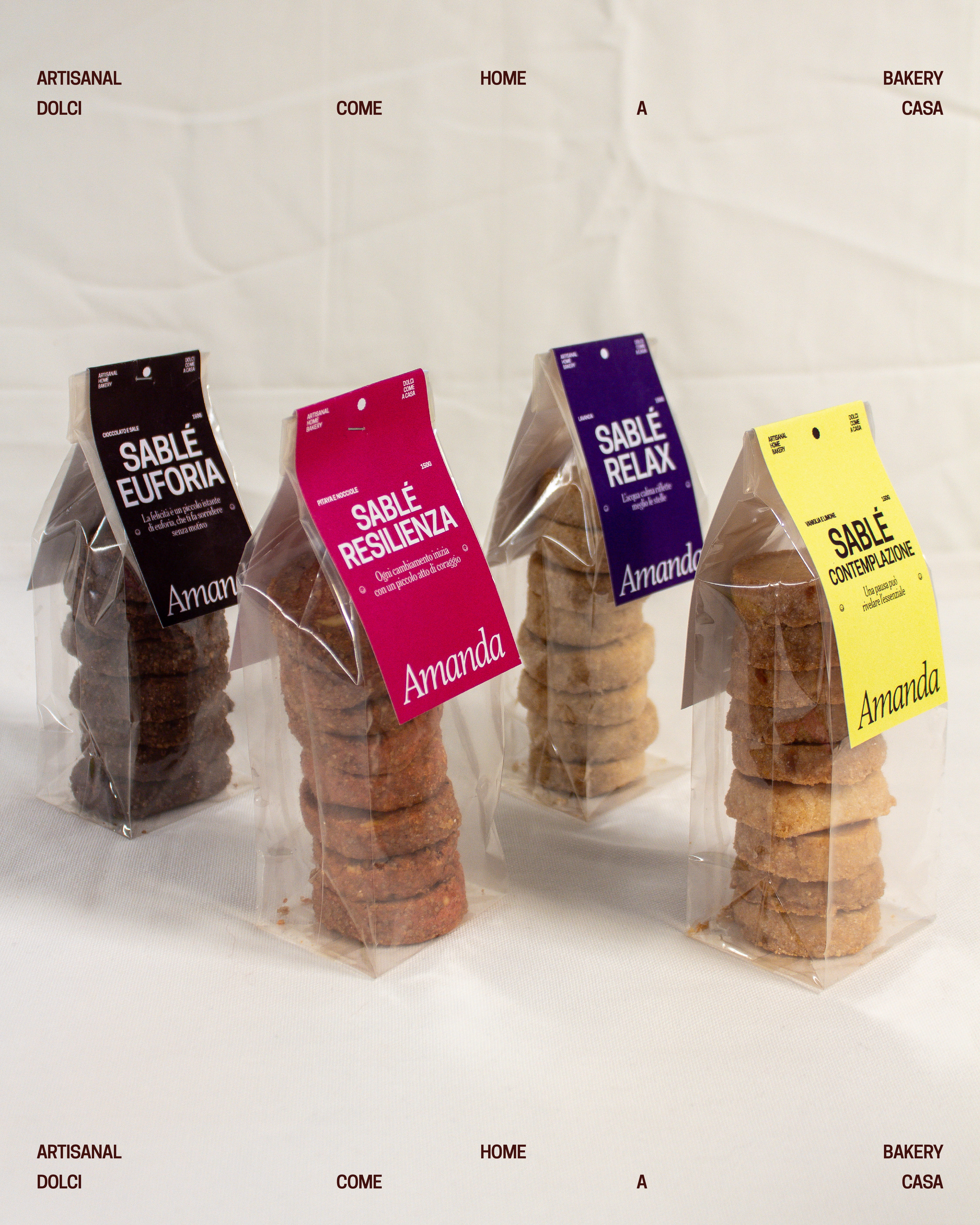 Amanda's sablè packaging