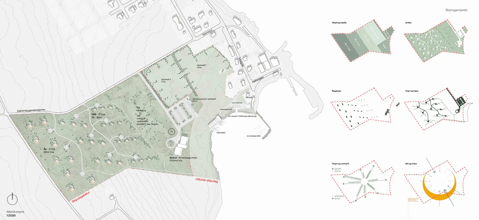 Detailed architectural site plan map showing the masterplan layout of the development project.