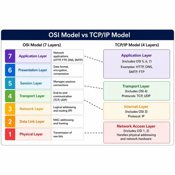 OSI/TCP-IP Layer Infographic