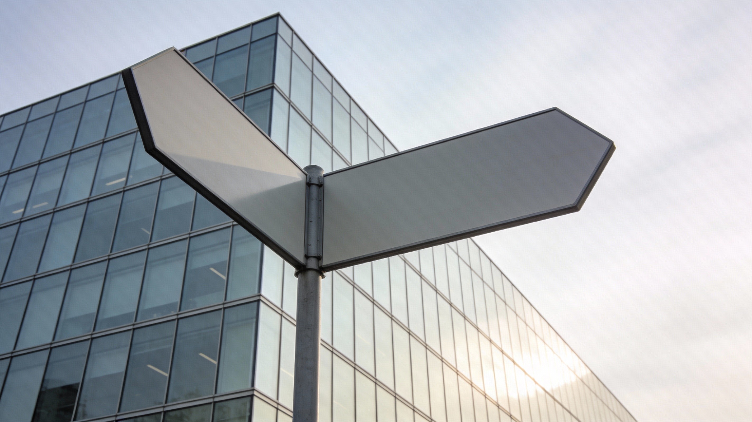 A building and a sign