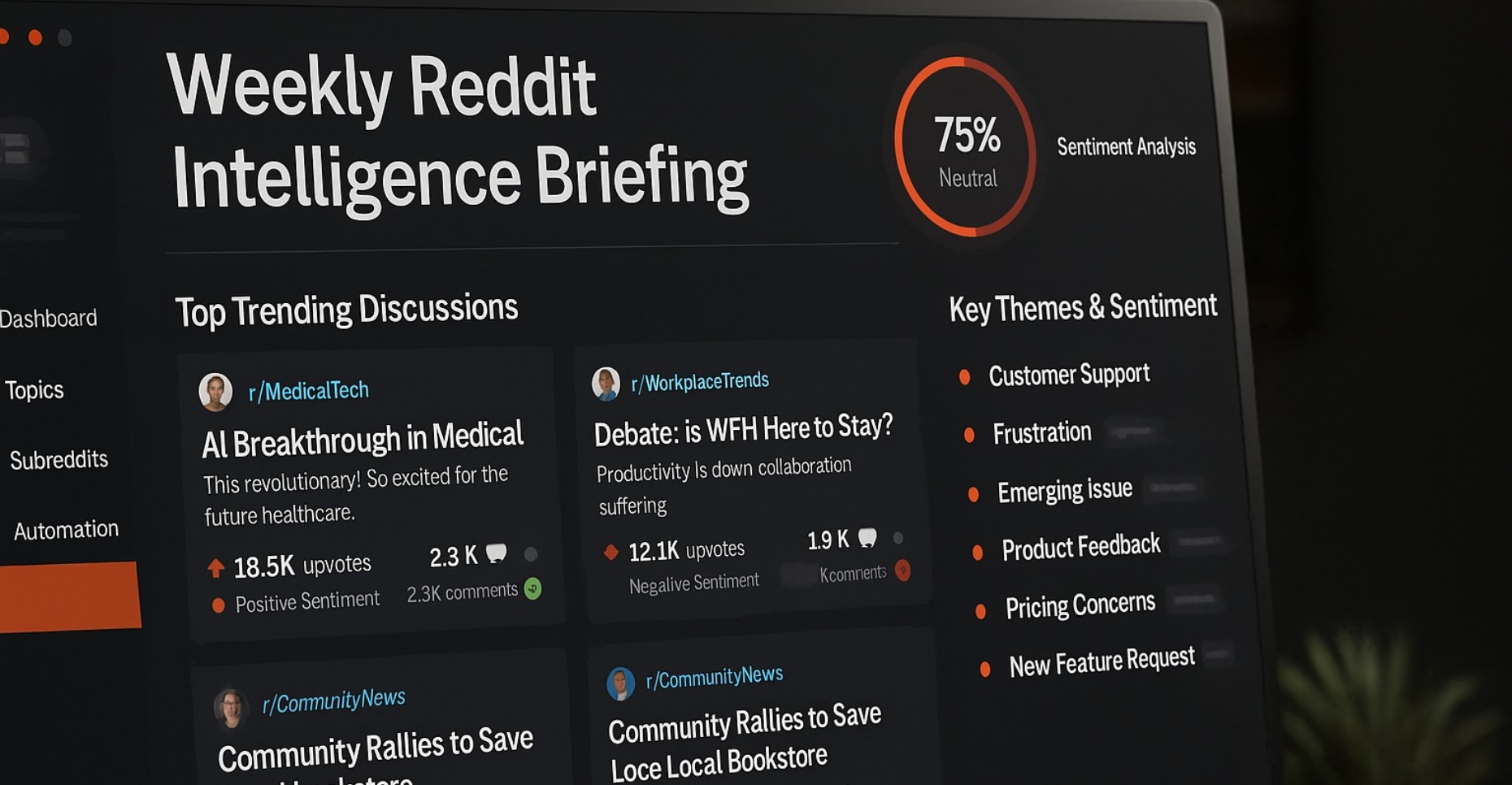 Reddit to Email: How We Deliver Weekly Stakeholder Reports in HTML