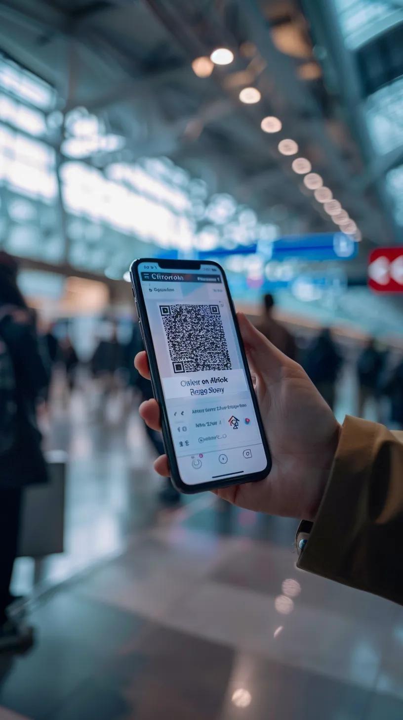 Smartphone showing ClickRoam eSIM activation process in a travel setting